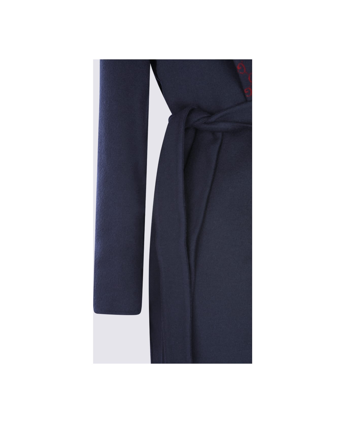 Gucci Blue Wool Coat
