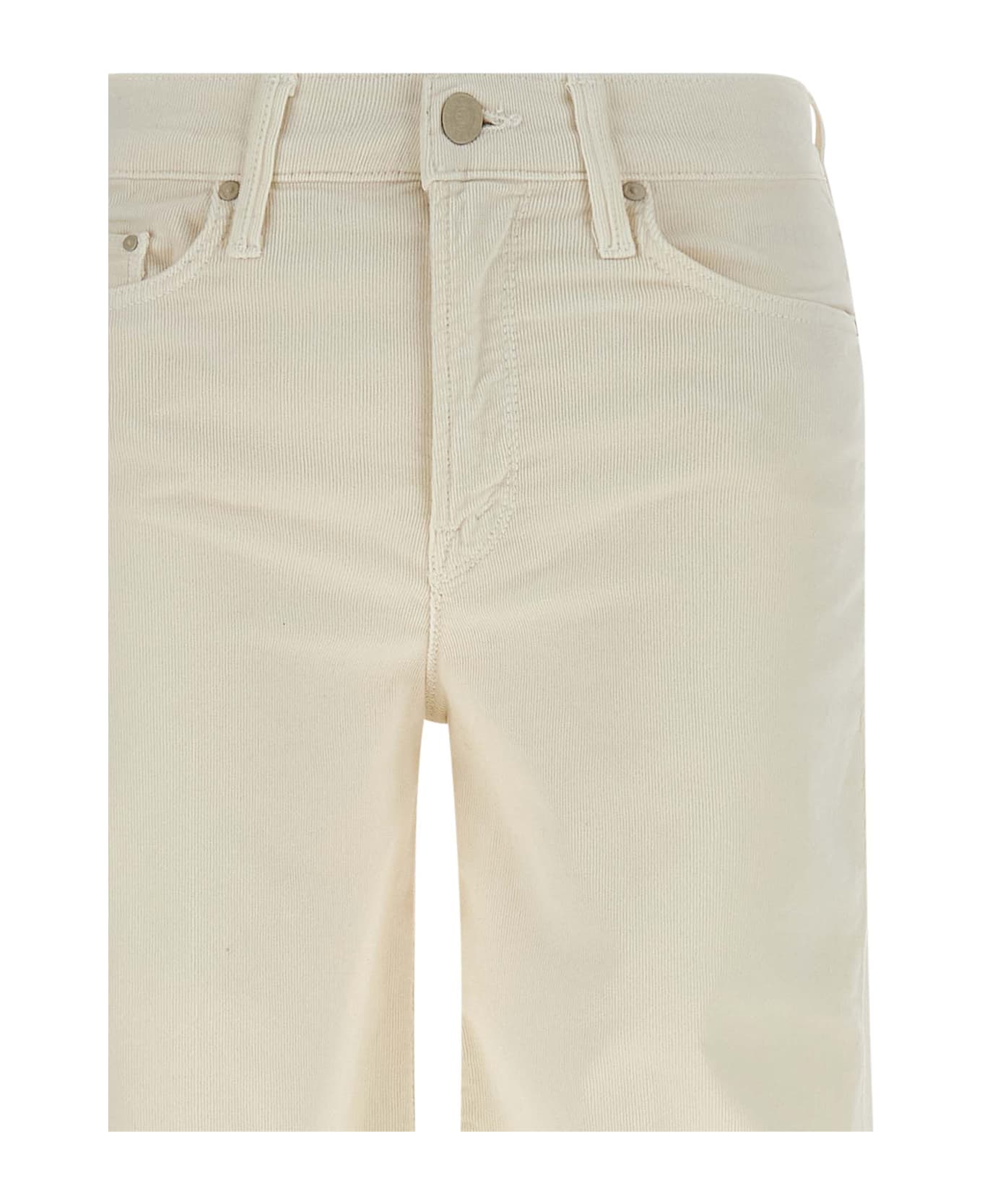 Mother 
the Twister Sneak
 Pants - White
