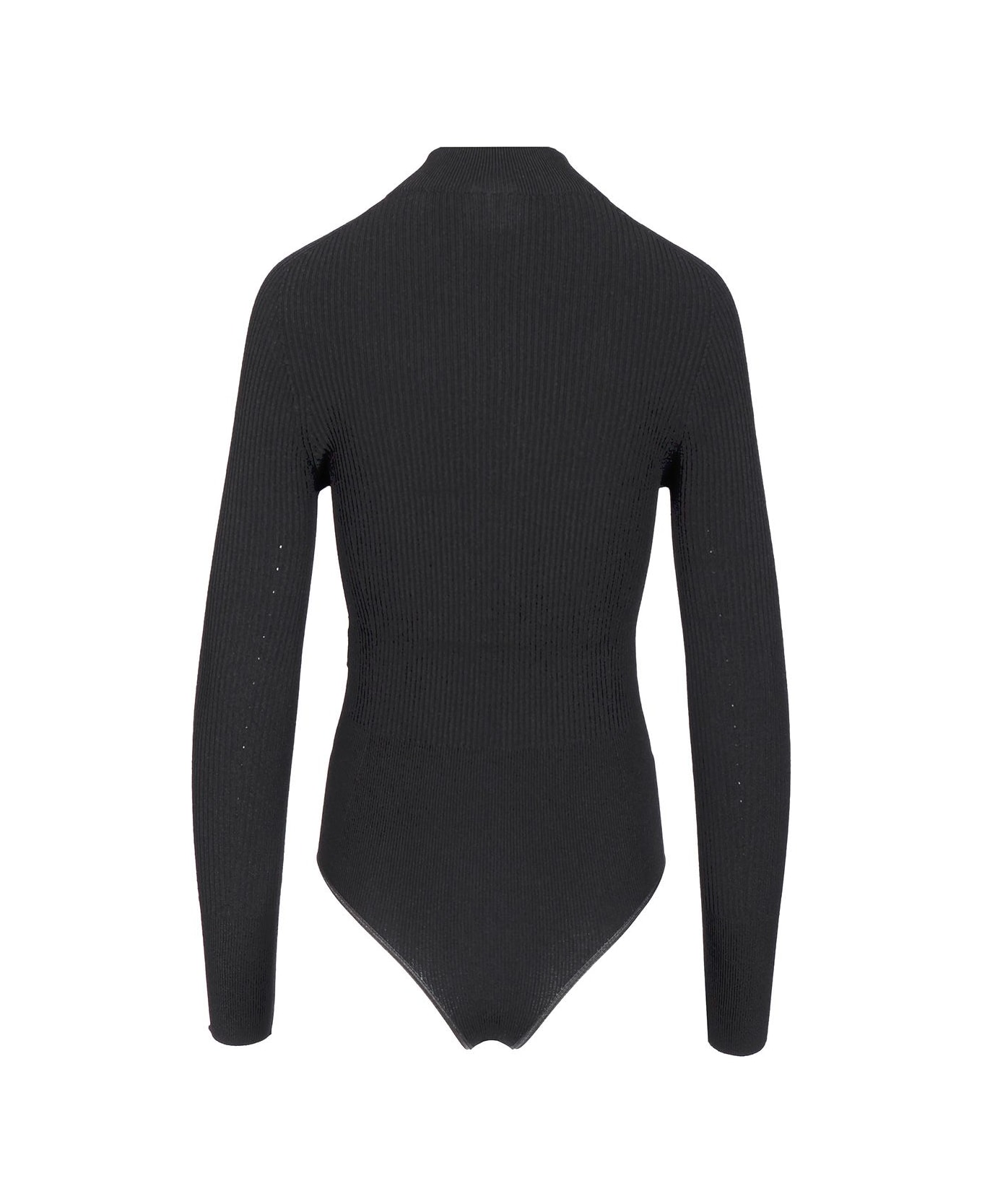 Alaia Long-sleeved Bodysuit - Black