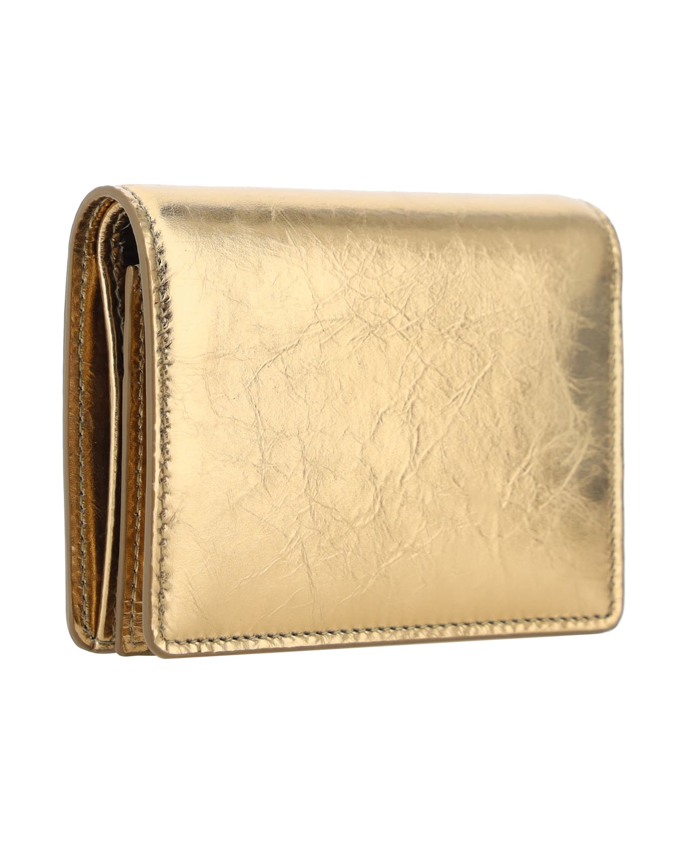 Dolce & Gabbana Logo Embossed Wallet - Oro