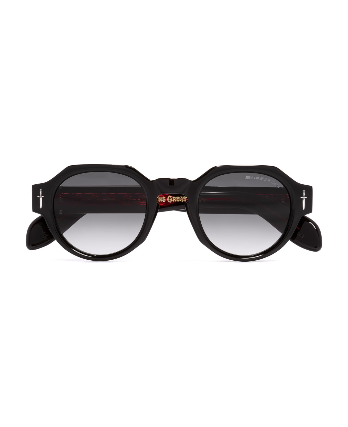 Cutler and Gross The Great Frog - Lucky Diamond I - Black Sunglasses - Black