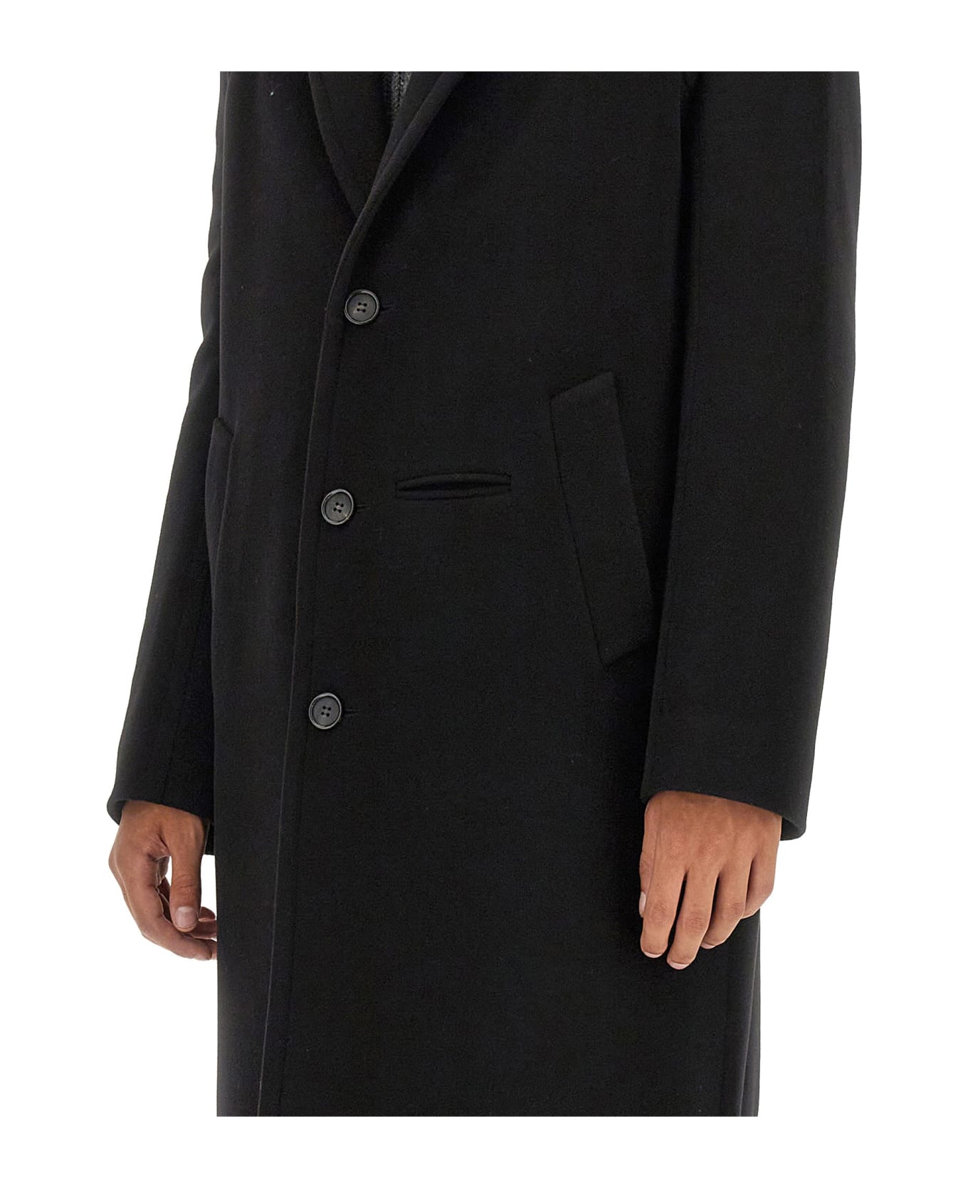 Alexander McQueen Single-breasted Coat - Black コート