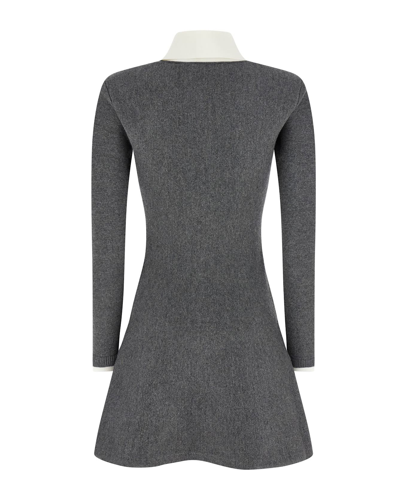self-portrait Knitted Dress - Gray
