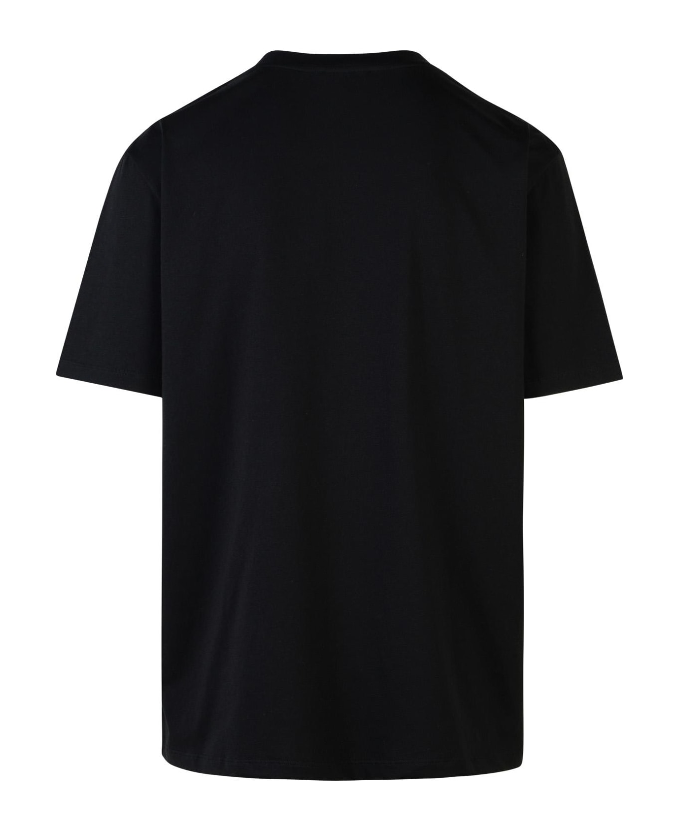 Balmain Black Cotton T-shirt - Black