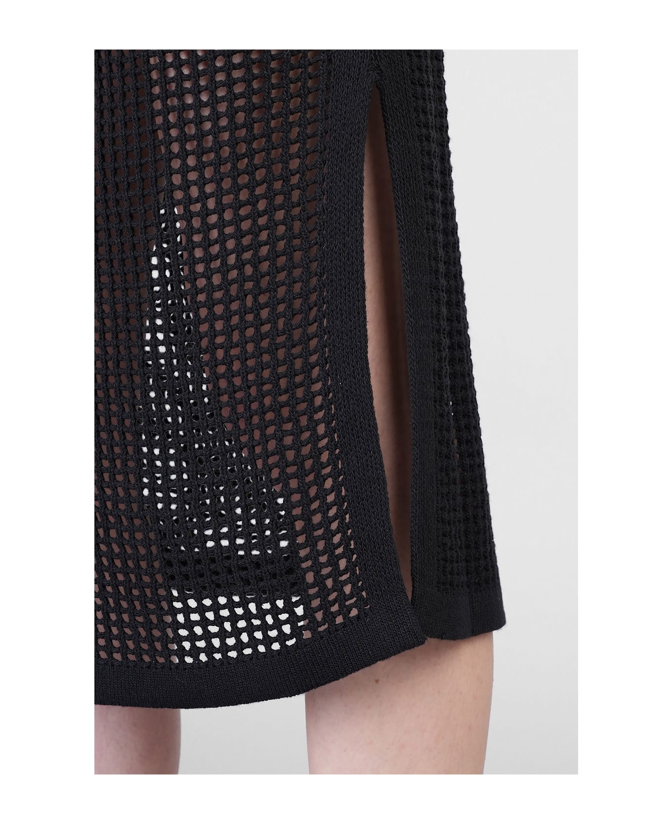 MC2 Saint Barth Darline Skirt In Black Cotton - black