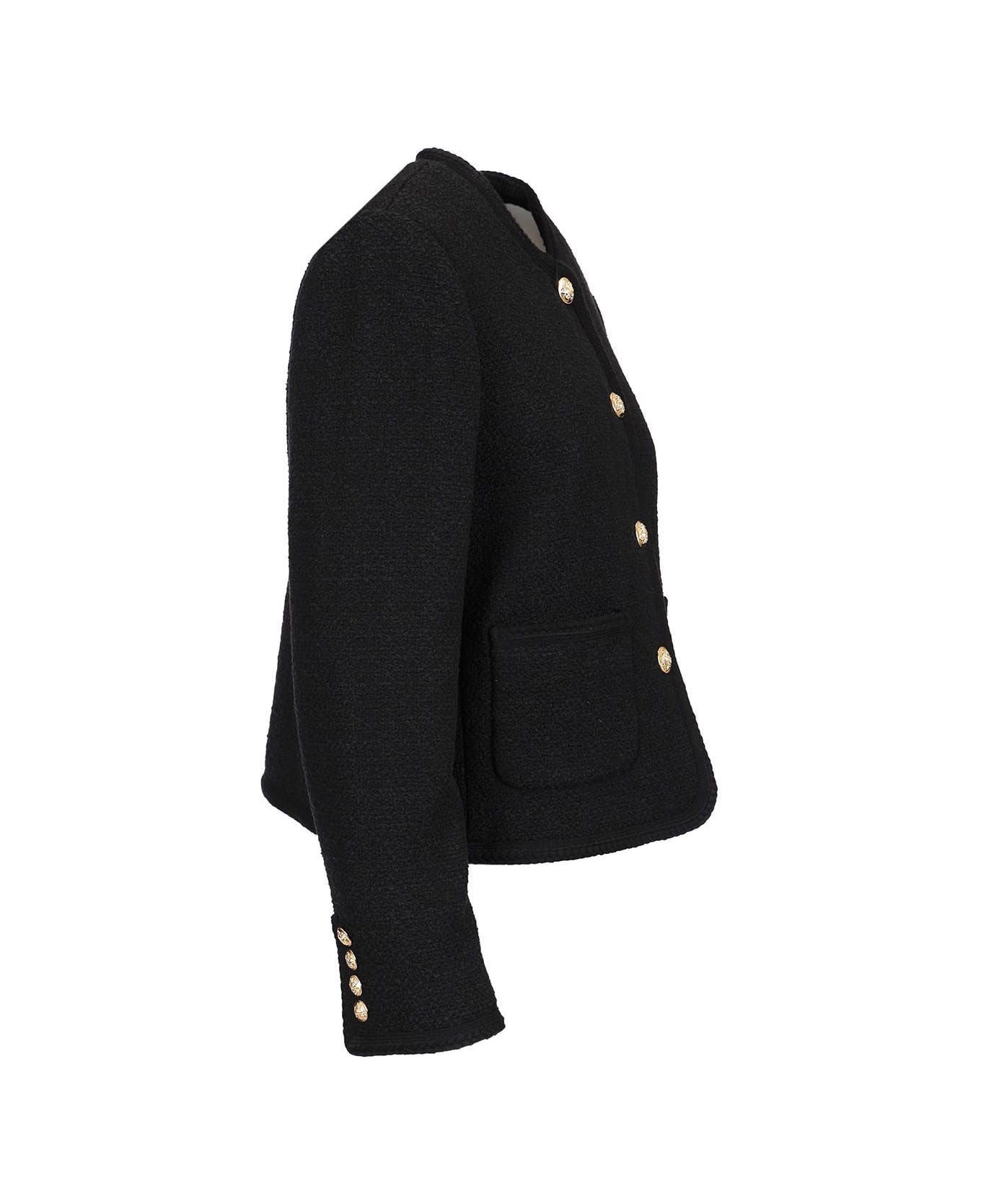 Dunst Bouclé Tweed Jacket - Black