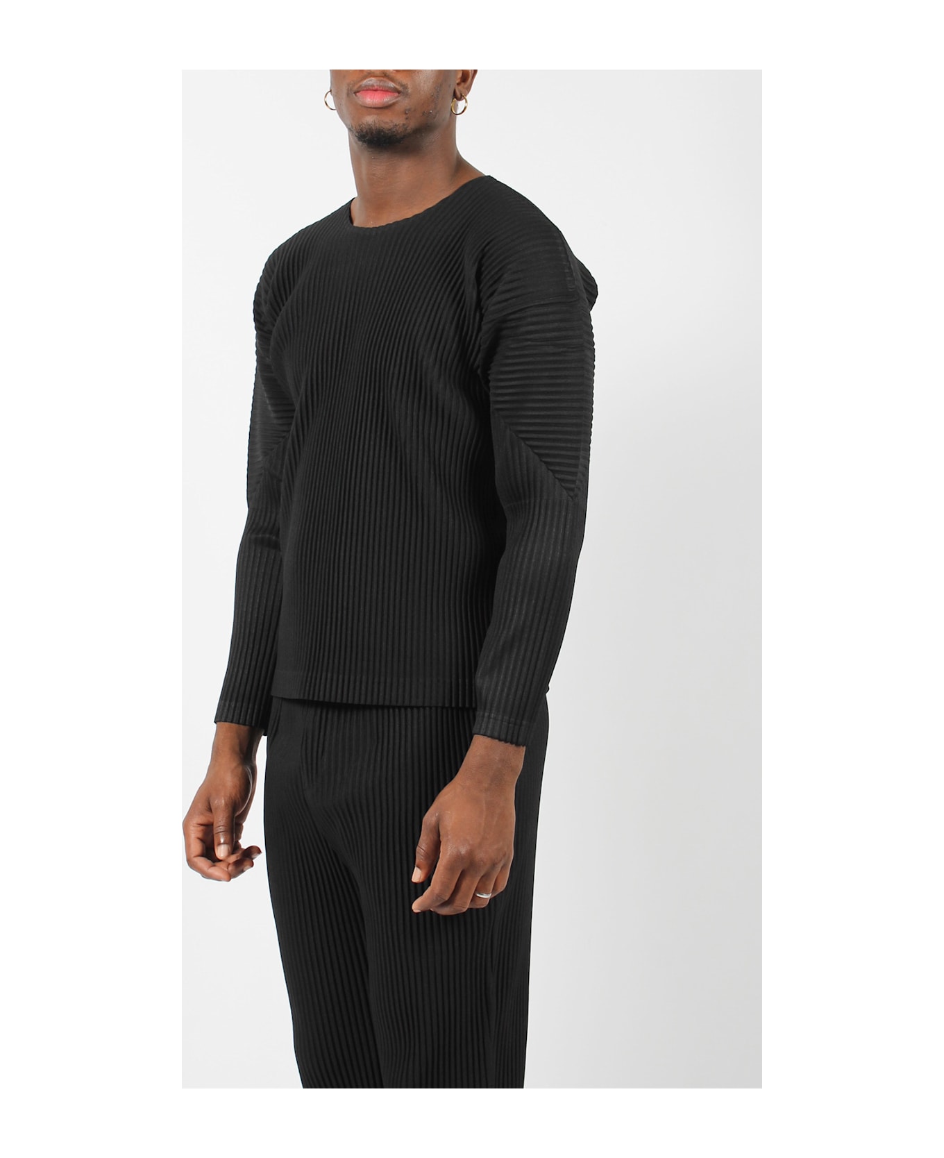 Homme Plissé Issey Miyake Plisse` Top - Black