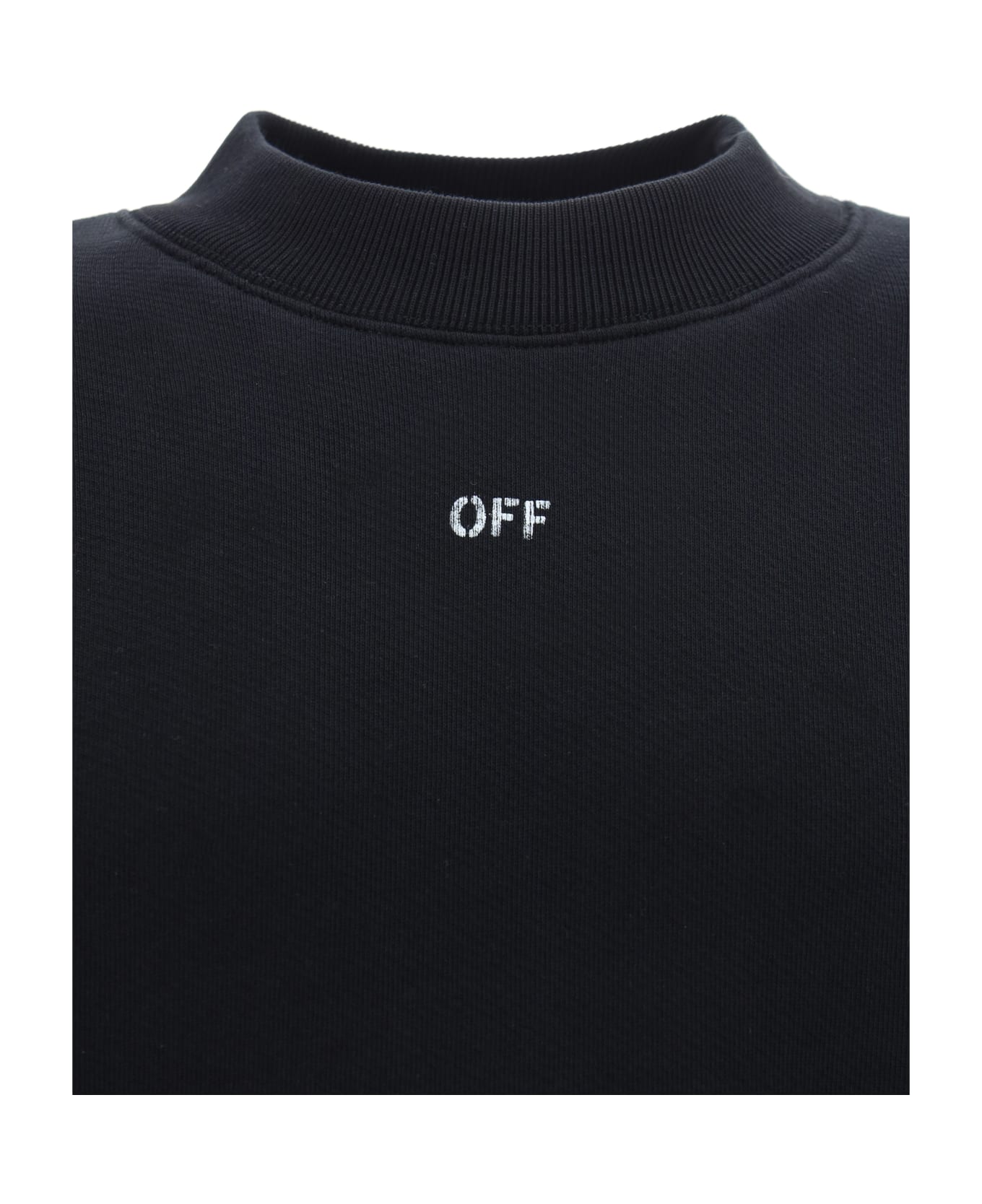 Off-White Sweatshirt - Black White フリース
