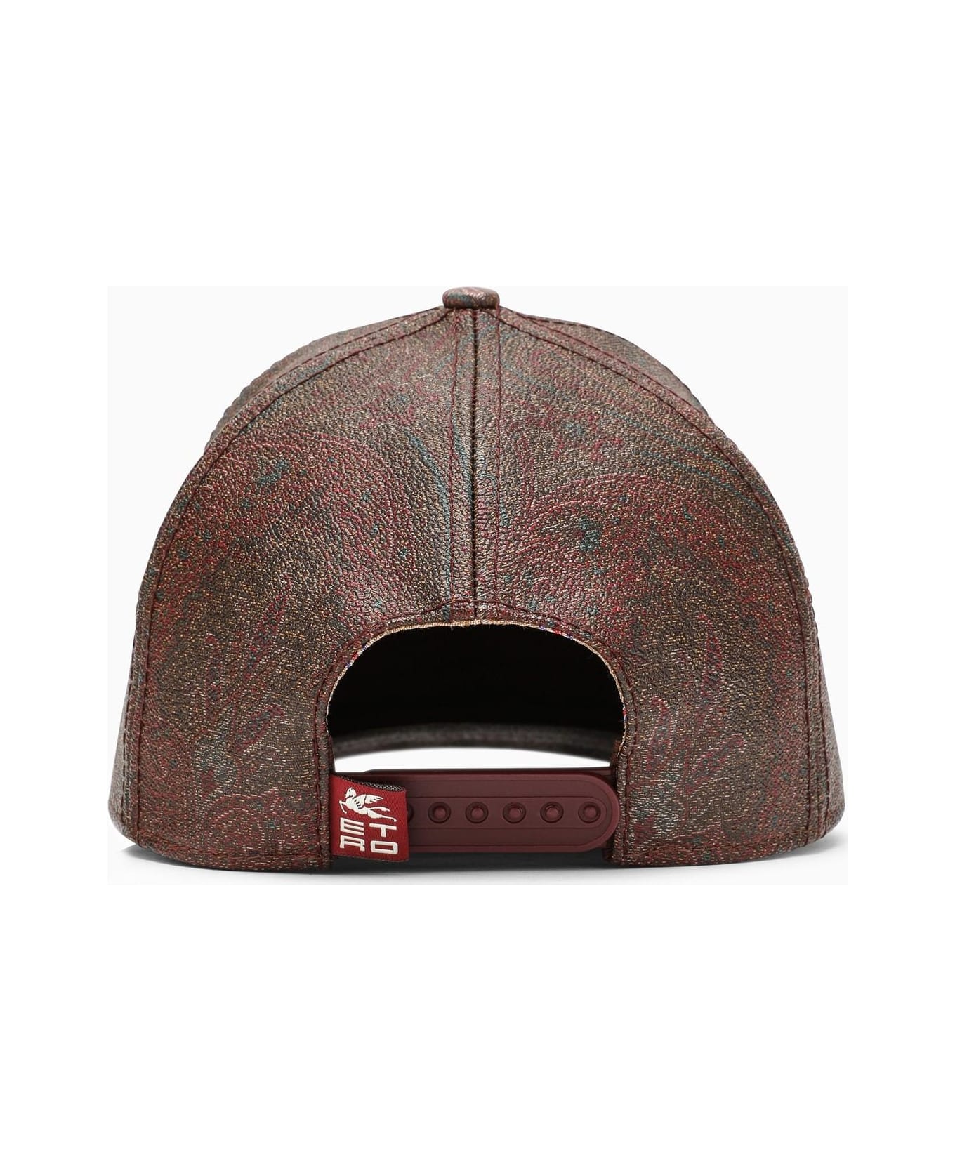 Etro Paisley Hat In Coated Canvas