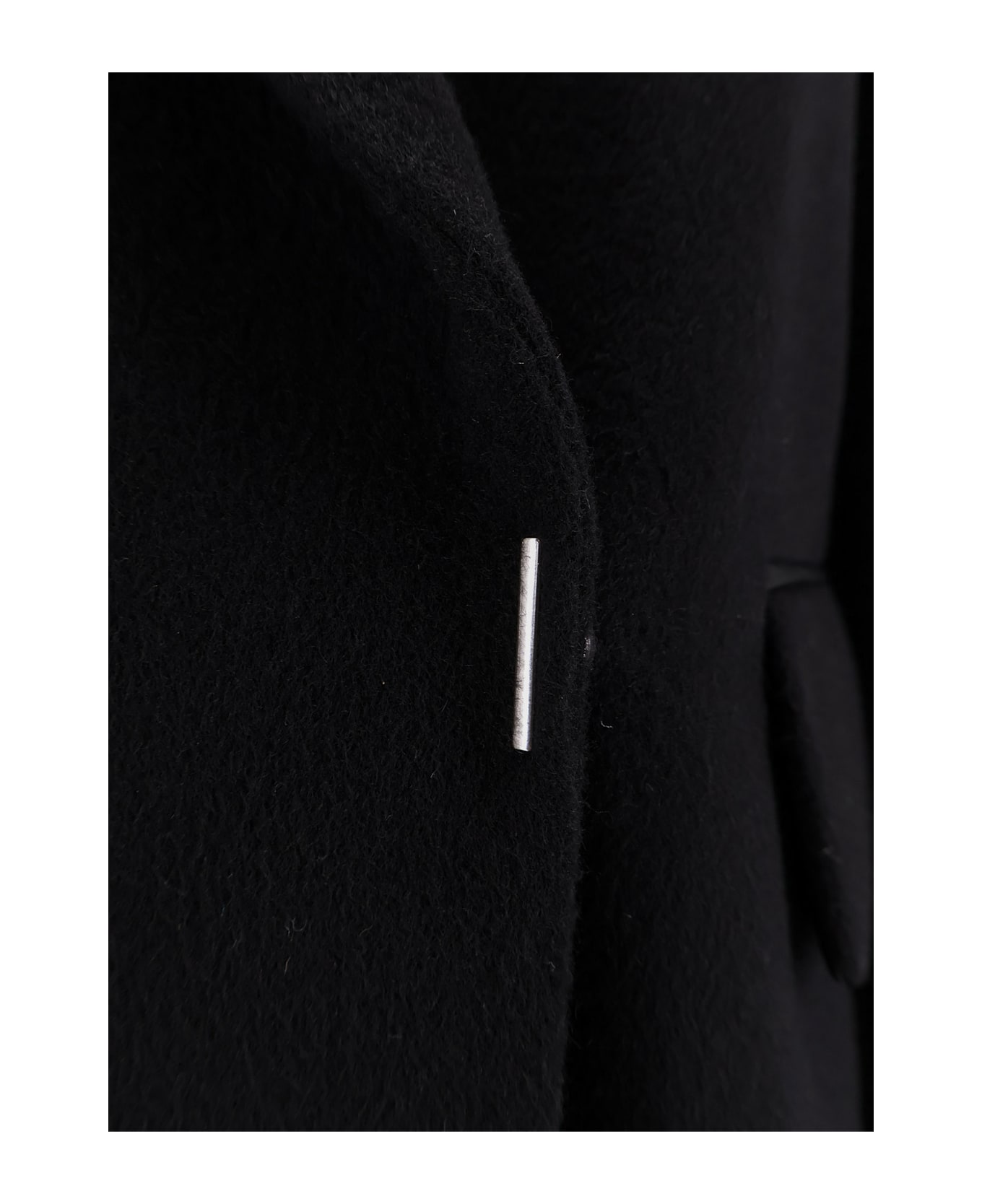 Hugo Boss Callafy Cashmere Long Coat - Black