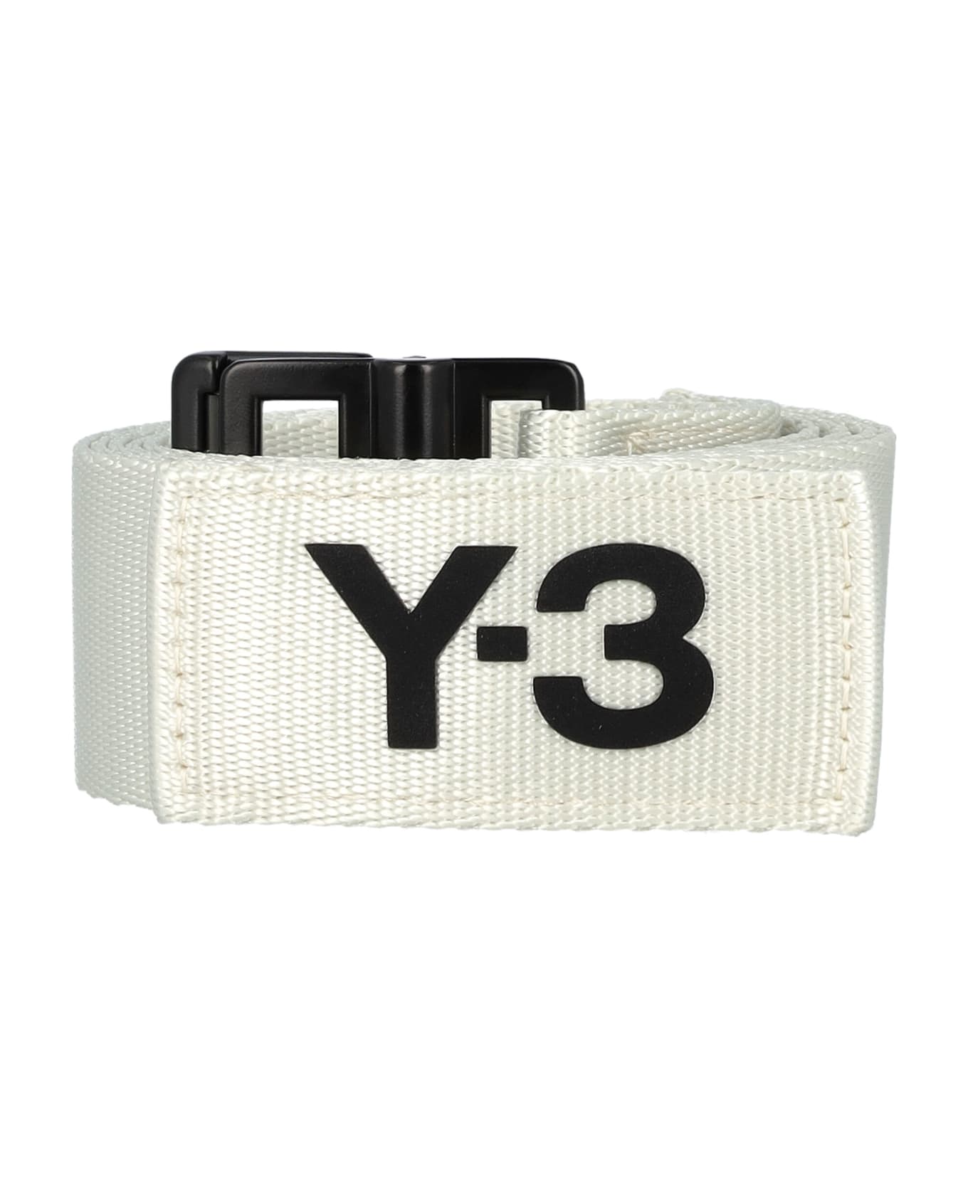Y-3 Classic Logo Belt - WHITE