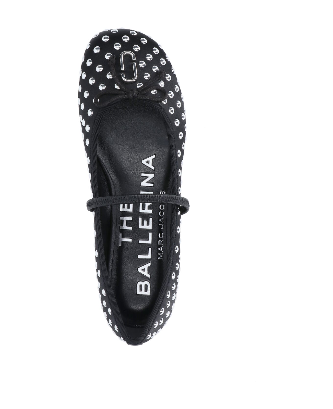 Marc Jacobs "the Studded Sabrina" Ballet Flats - Black  