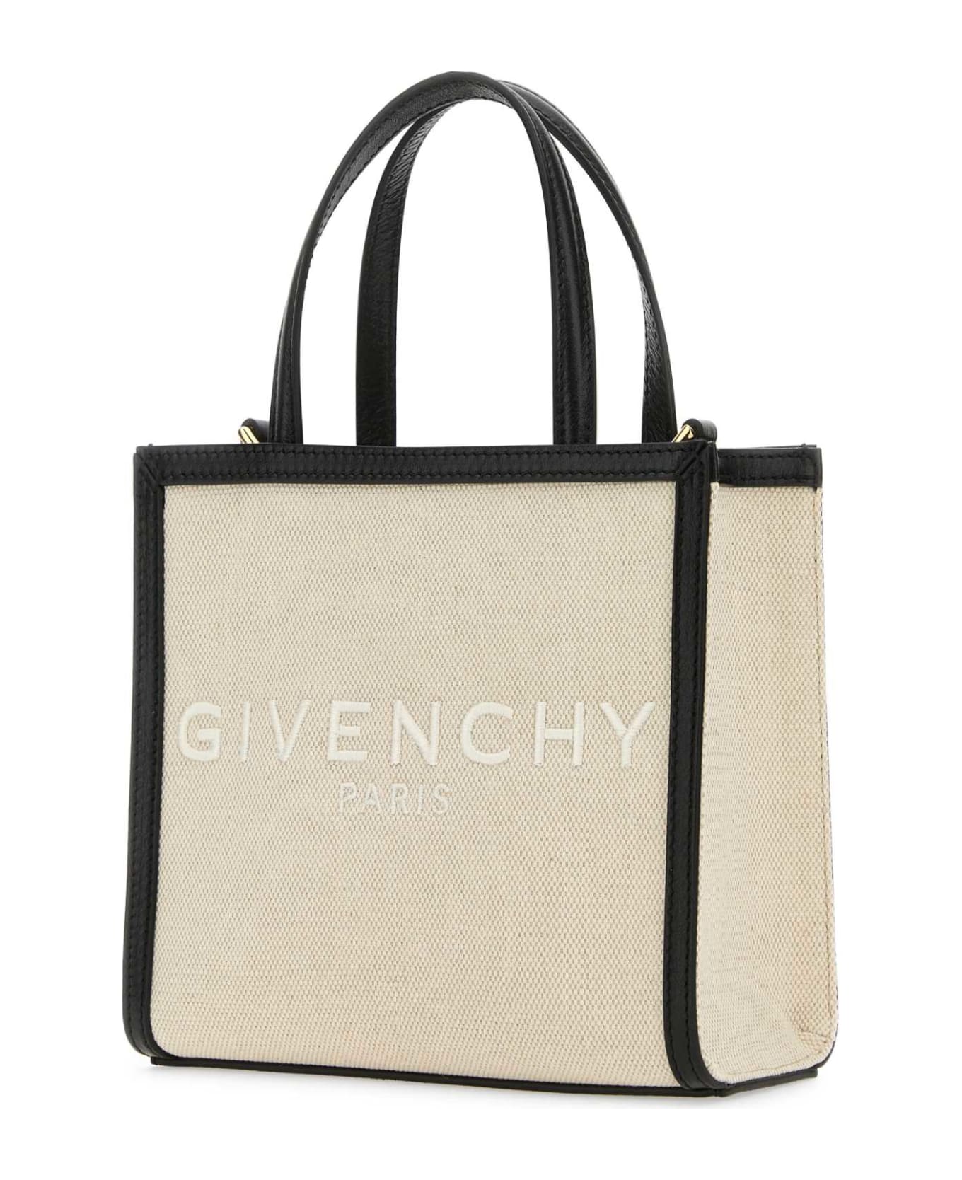 Givenchy Sand Canvas Mini G-tote Handbag - NATURALBEIGE