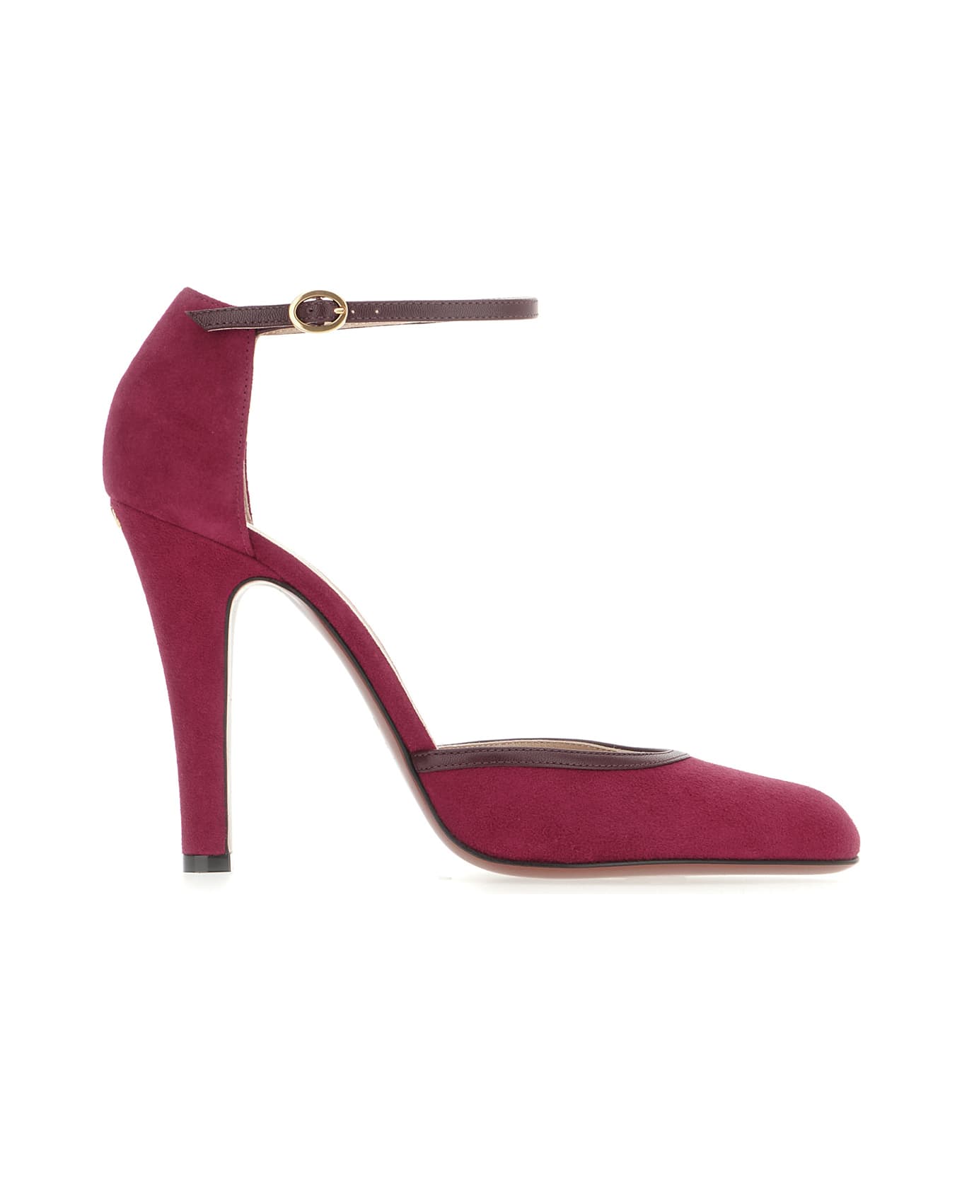Valentino Garavani Grape Suede Pumps - INSOLENT DARK GARNET