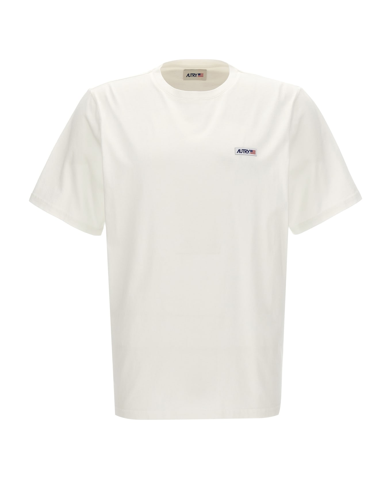 Autry Cotton T-shirt With Logo - White