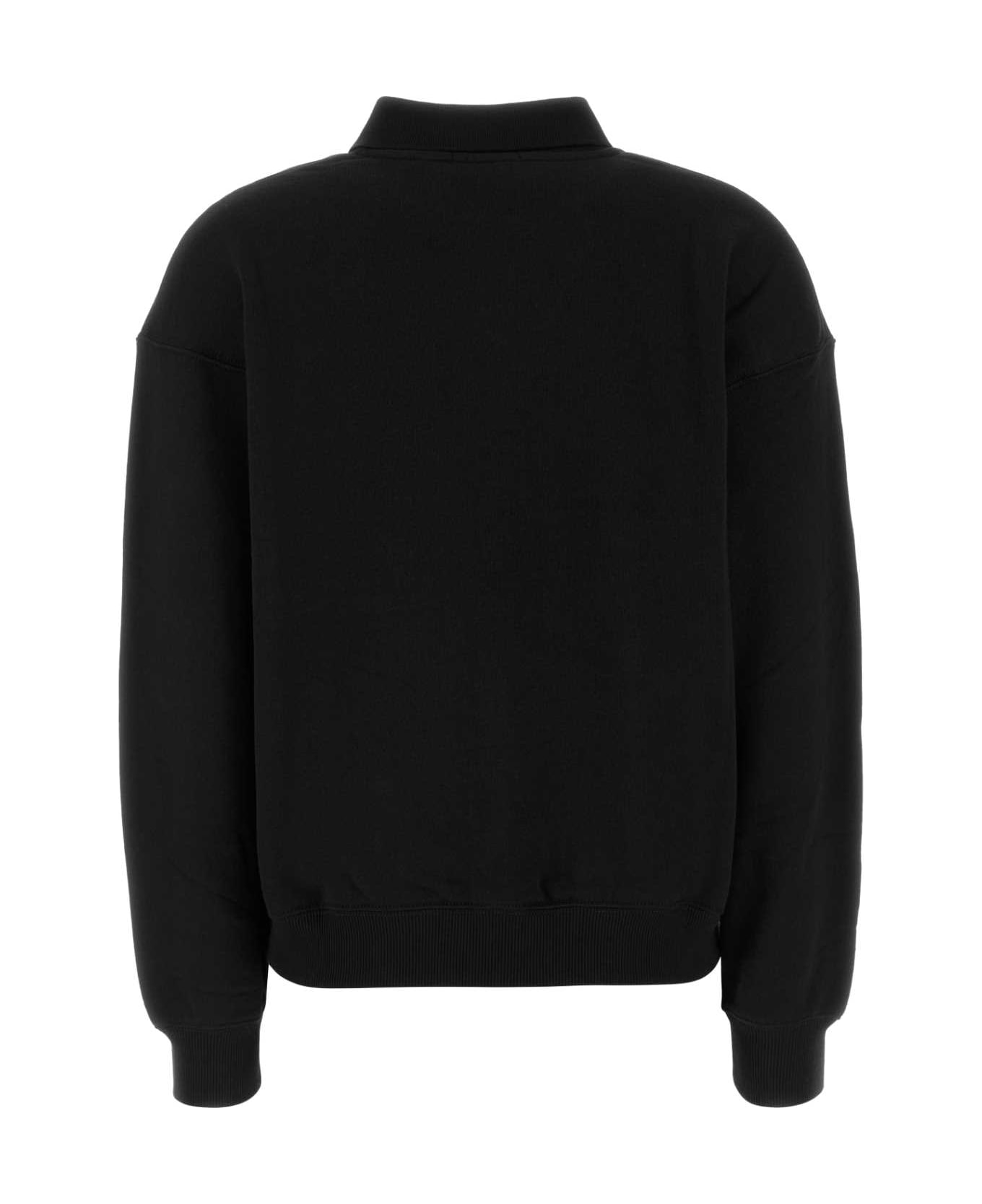 Polo Ralph Lauren Black Cotton Blend Polo Shirt - POLOBLACK