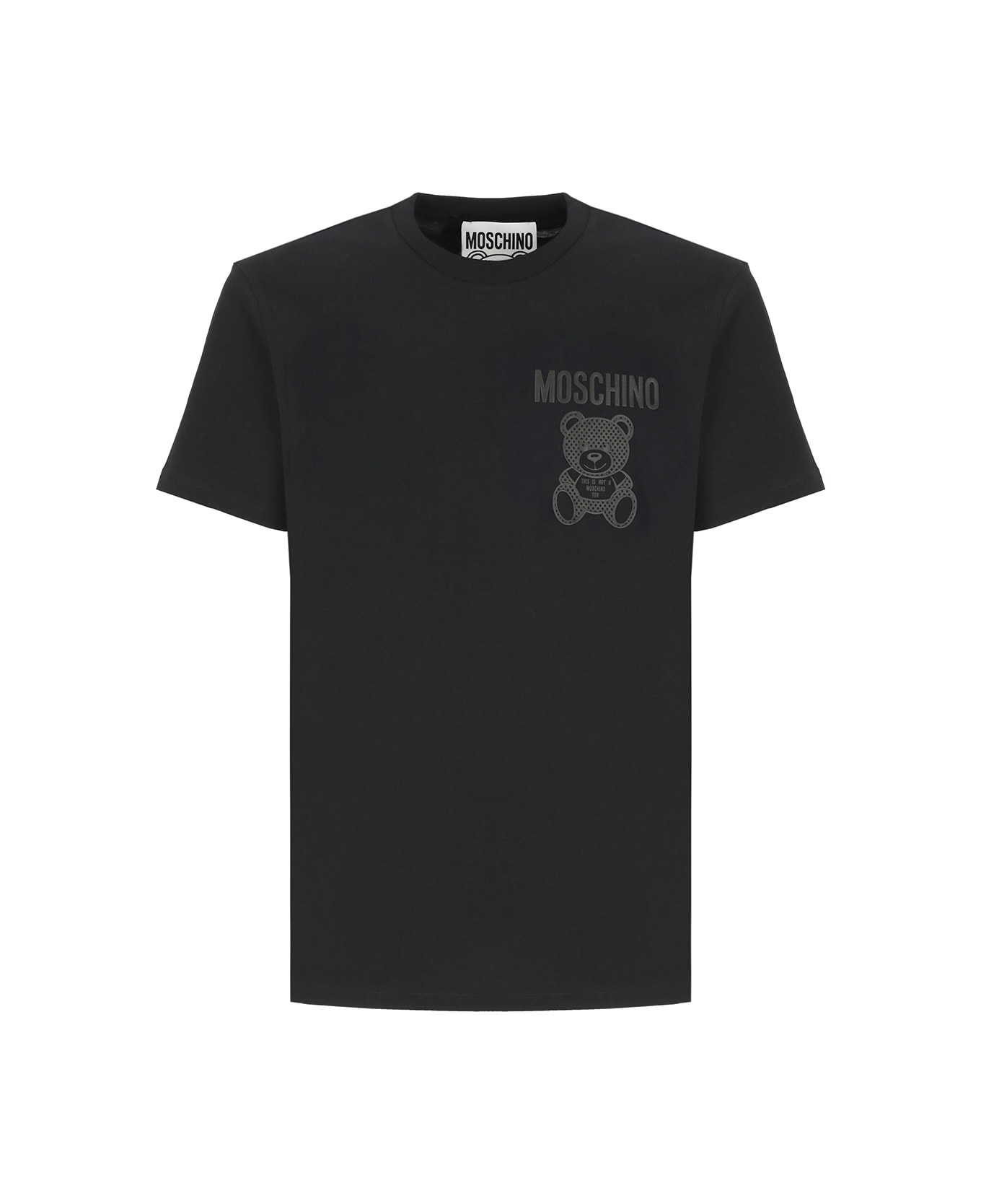 Moschino T-shirt With Logo - Black シャツ