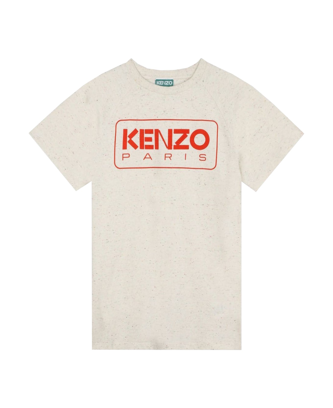Kenzo T-shirt With Logo Print - Avorio