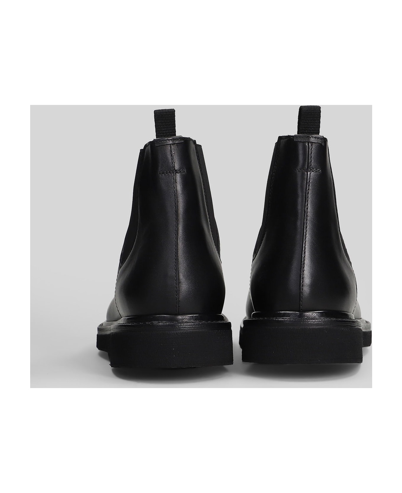 Premiata Ankle Boots In Black Leather - black