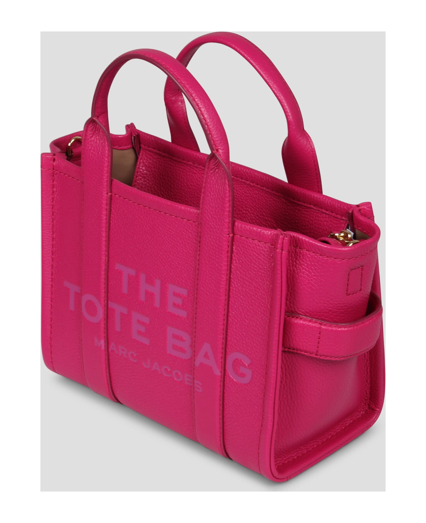 Marc Jacobs The Leather Small Tote Bag - Pink & Purple