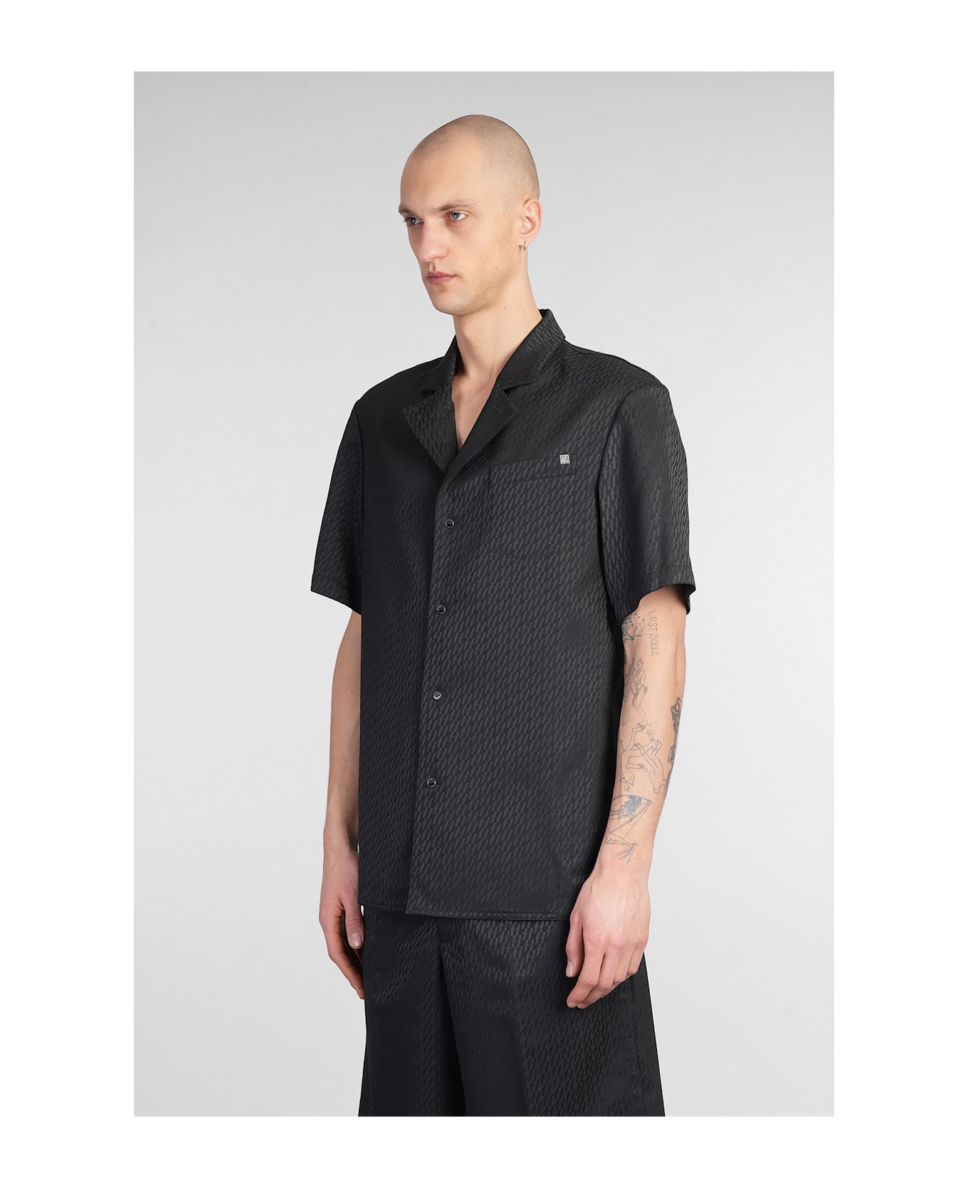 Helmut Lang Shirt In Black Polyester - black