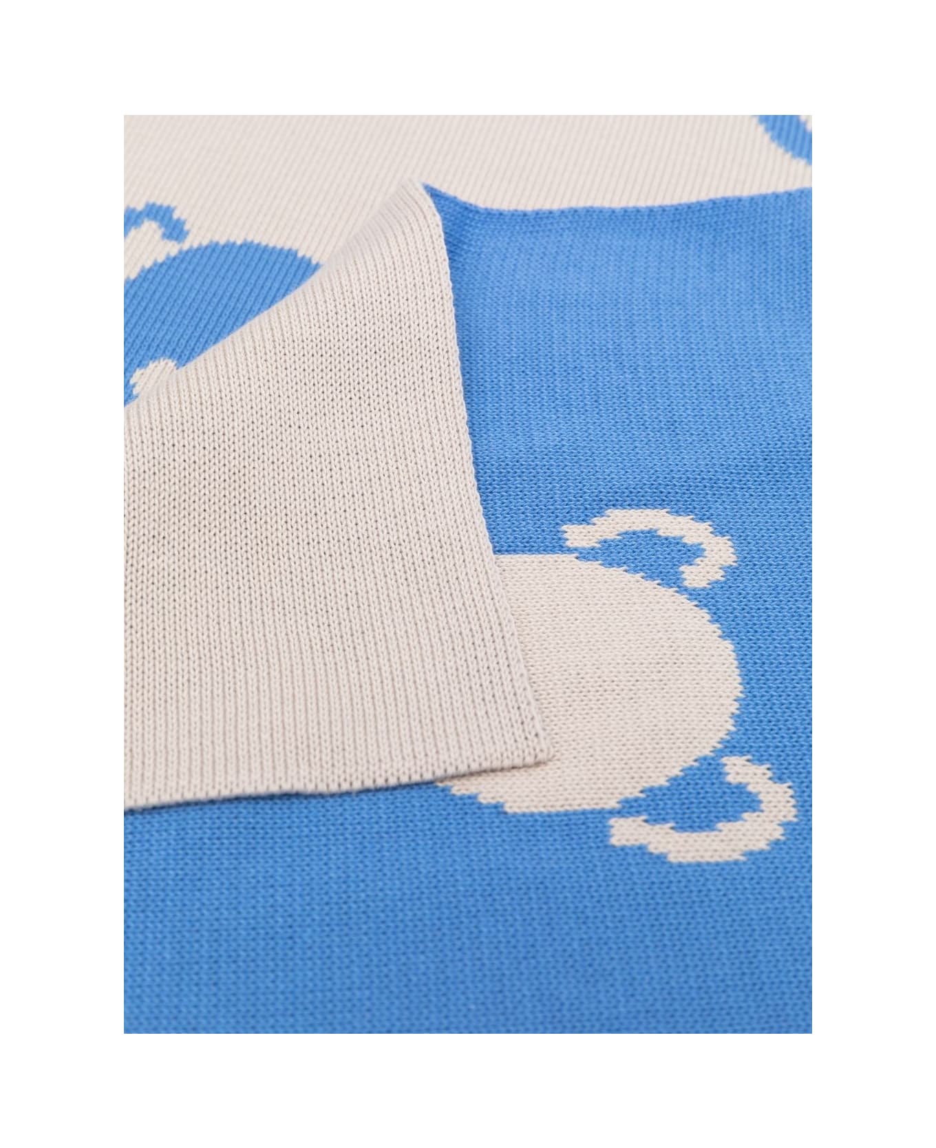 Little Bear Blanket With Print - Beige アクセサリー＆ギフト