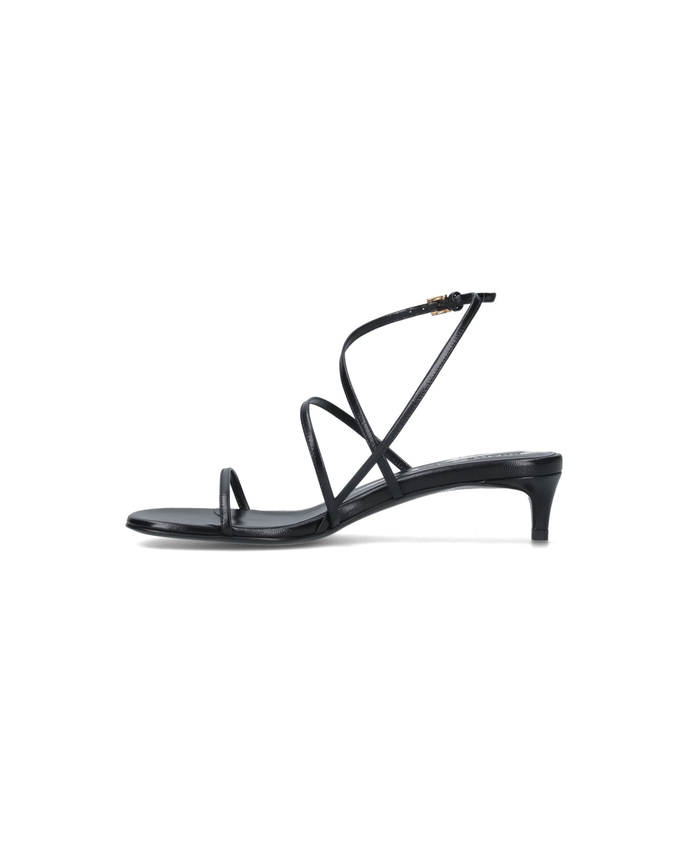 Khaite "loop" Sandals - Black  