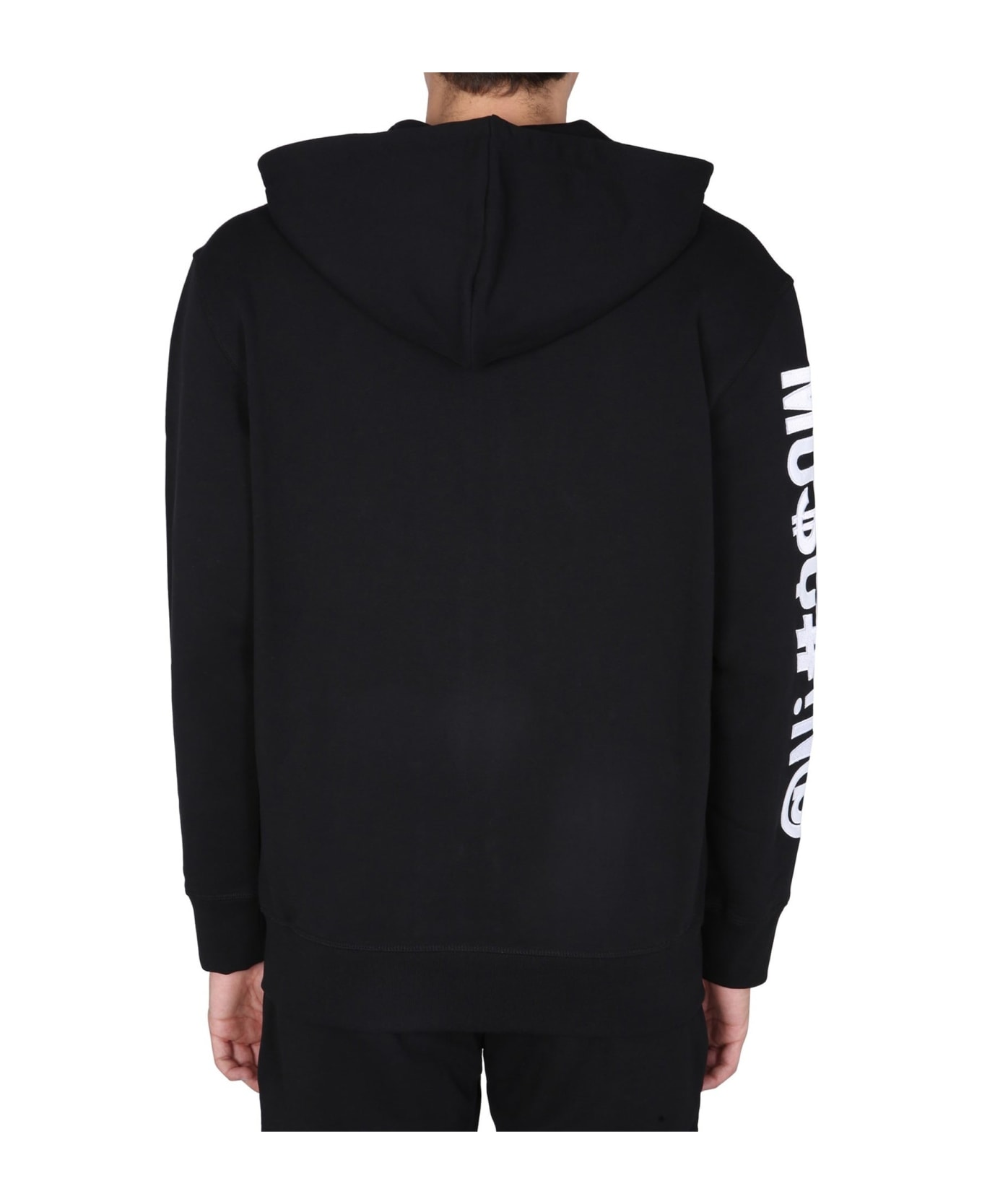 Moschino Couture Cotton Zip-up Sweatshirt - Black フリース