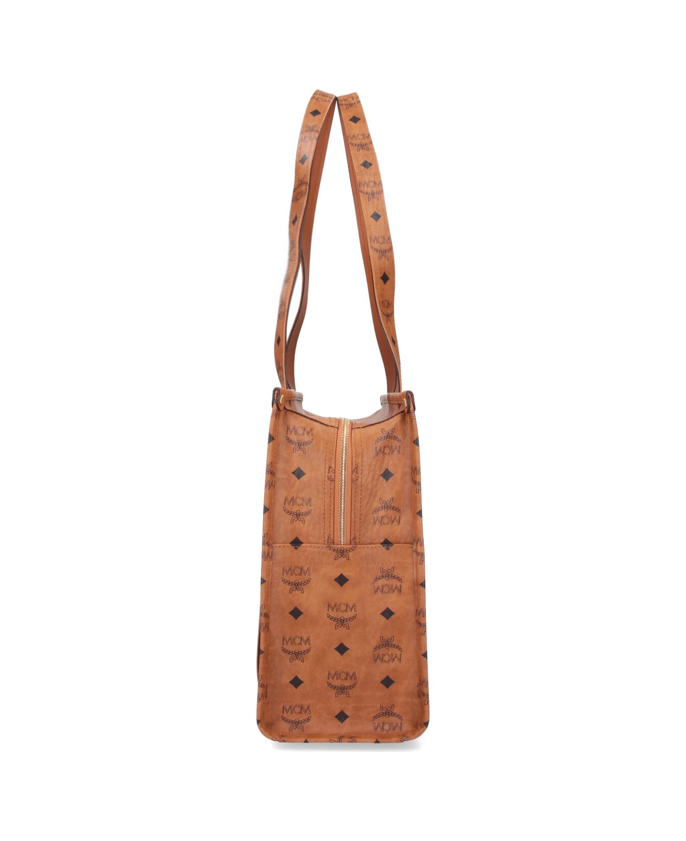 MCM 
aren
 Large Tote Bag - Brown トートバッグ