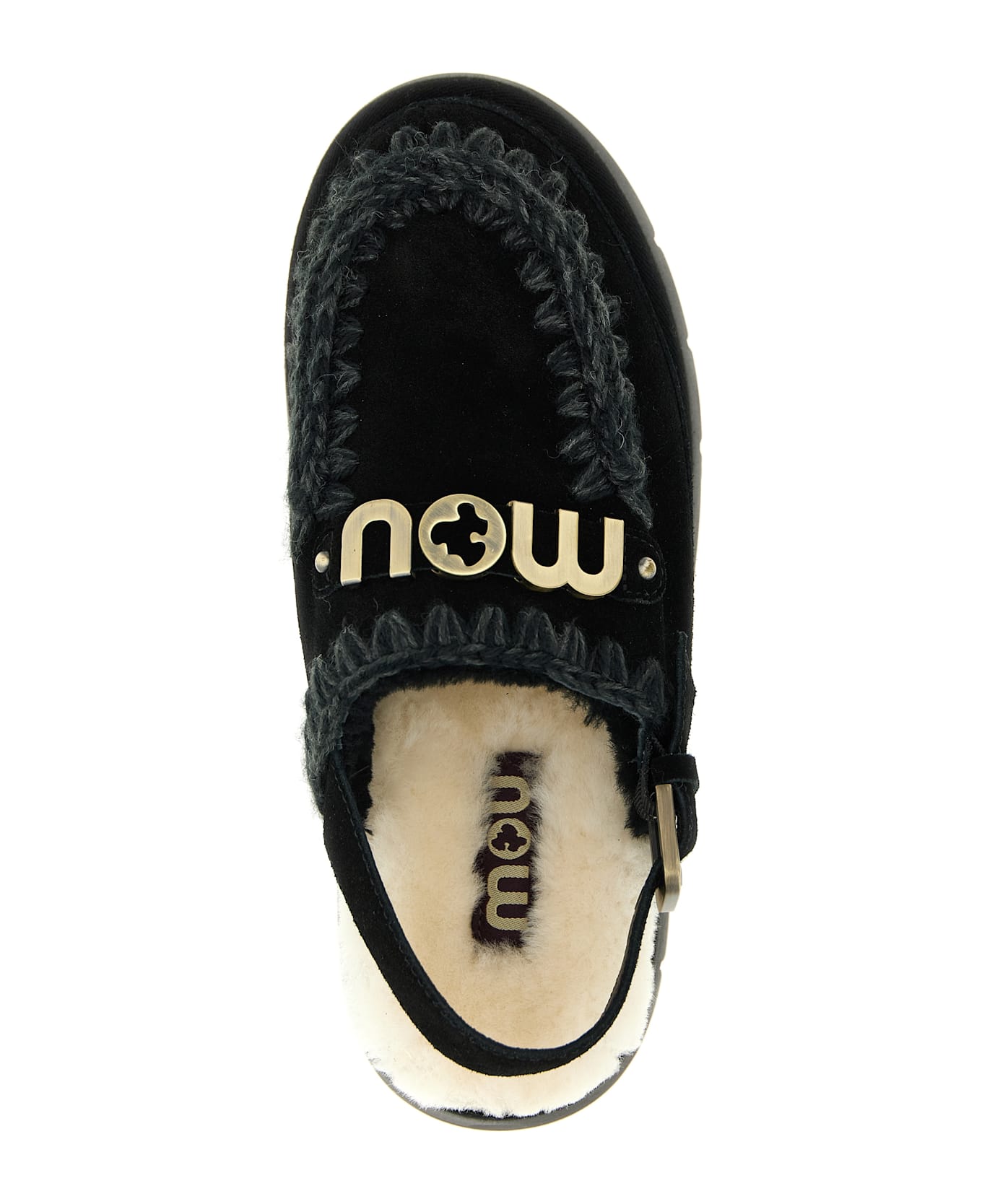 Mou 
bounce Clog Back Strap
 Sabots - Black