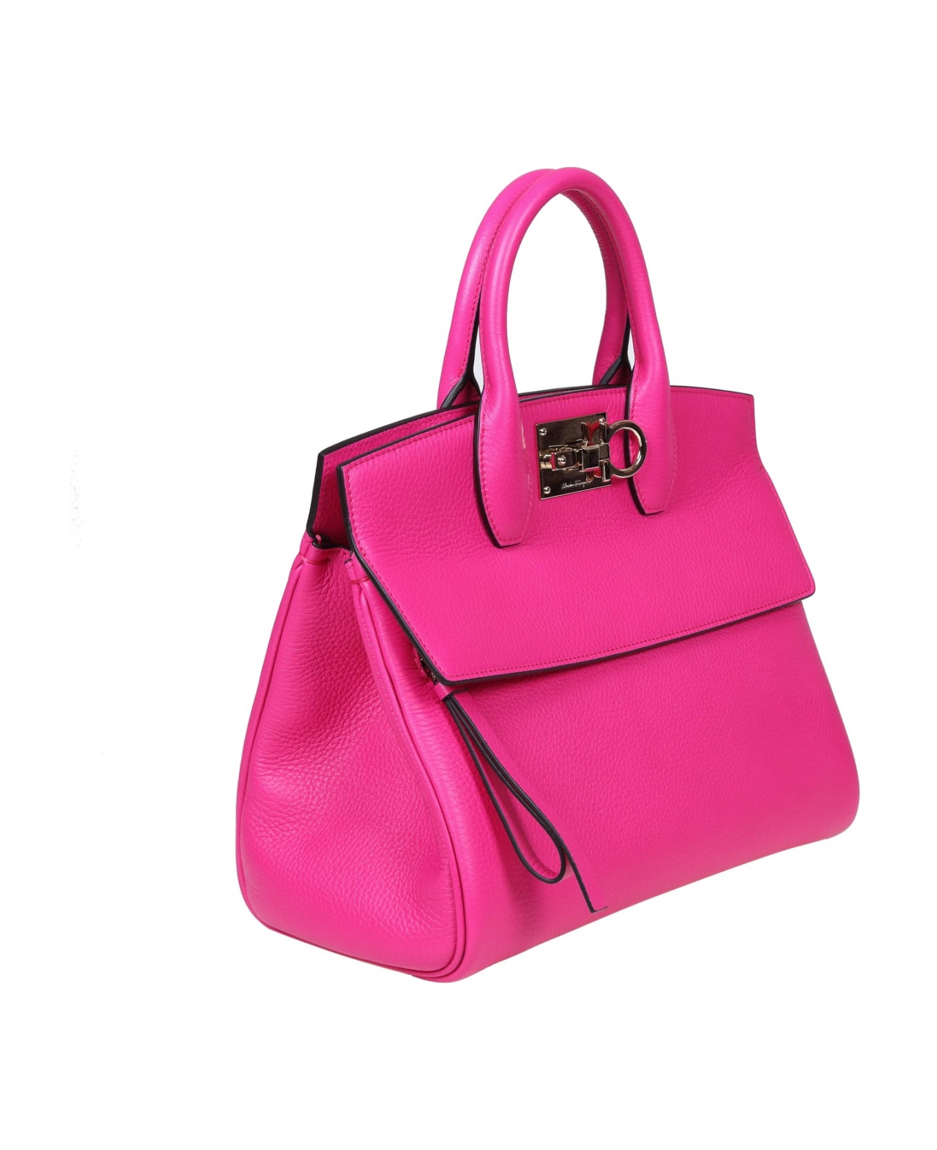 Ferragamo Small Studio Bag In Hot Pink Color Leather | italist, ALWAYS ...
