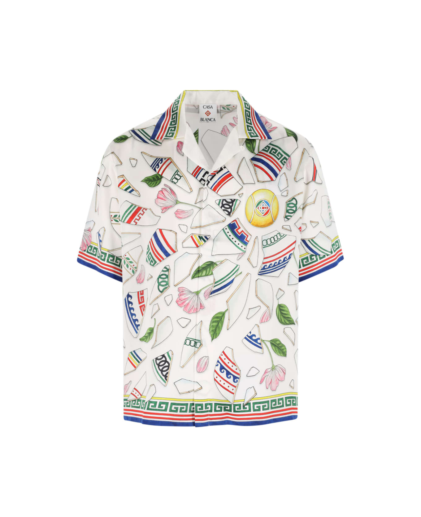 Casablanca 
le Vase Brise
 Silk Shirt - Multicolor