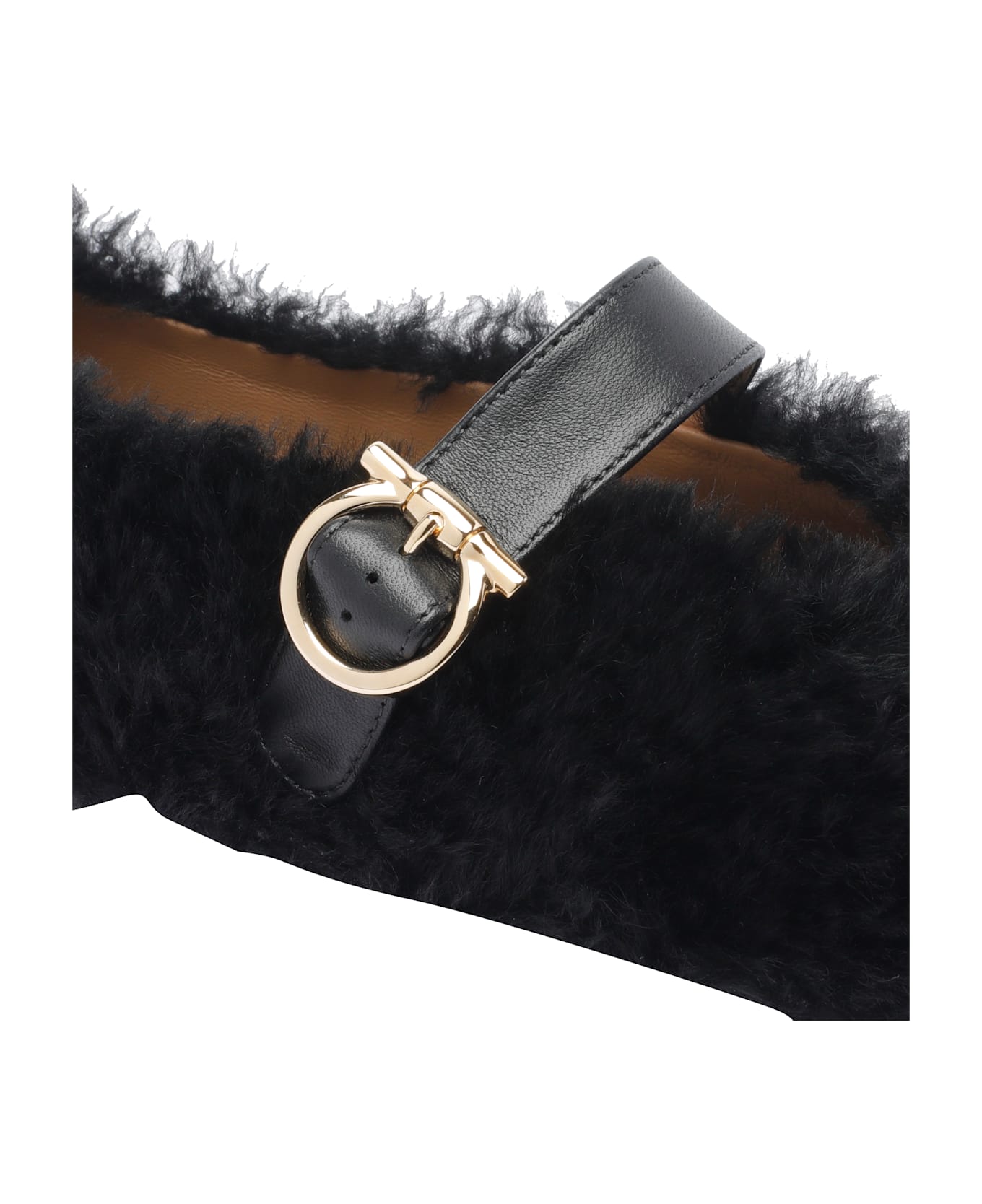 Ferragamo Teddy Ballets - Black