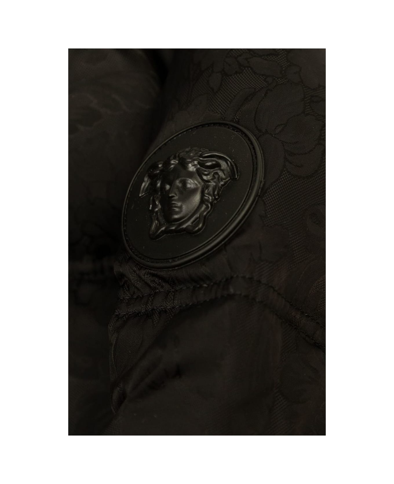 Versace Black Down Jacket Boy - Black