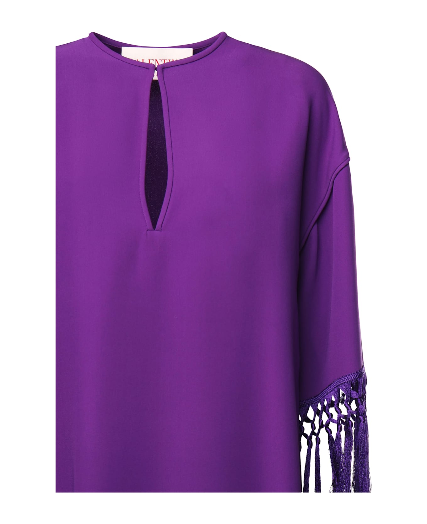 Valentino Garavani Purple Cady Dress - PURPLEORCHID
