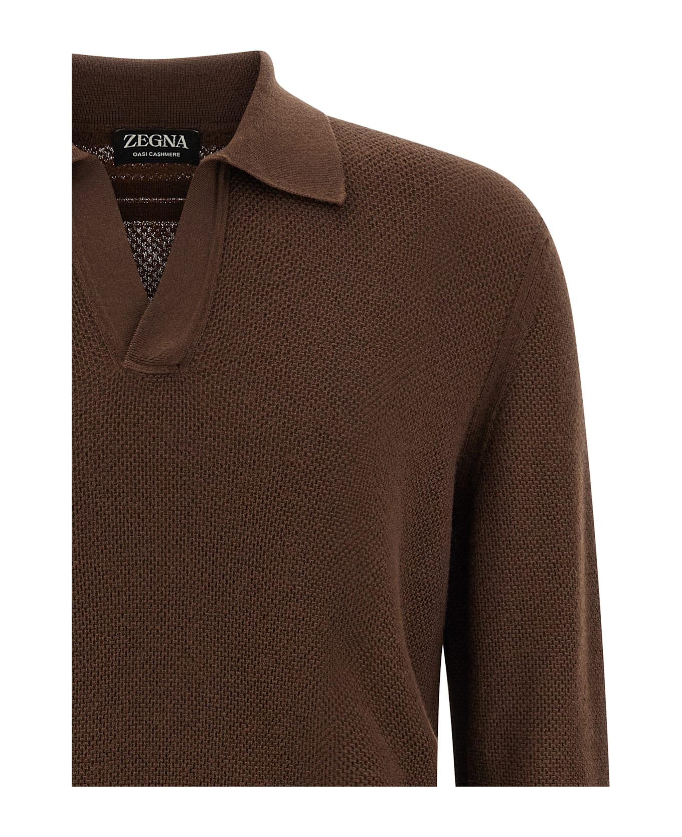 Zegna Polo Oasi Cashmere - Brown