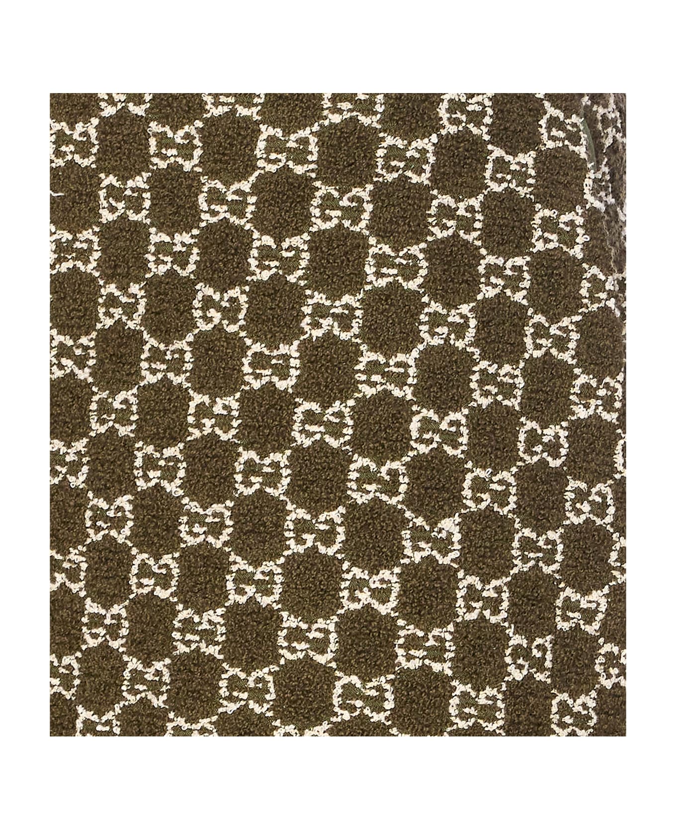 Gucci Boucle
 Gg Logo Mini Skirt - Green
