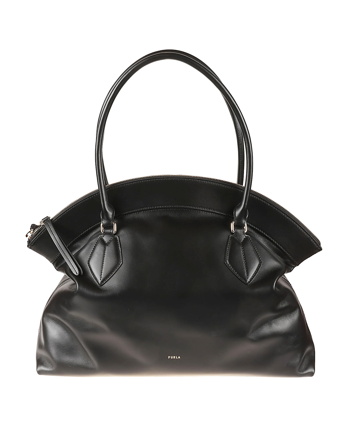 Furla Curve Zip Tote - Black