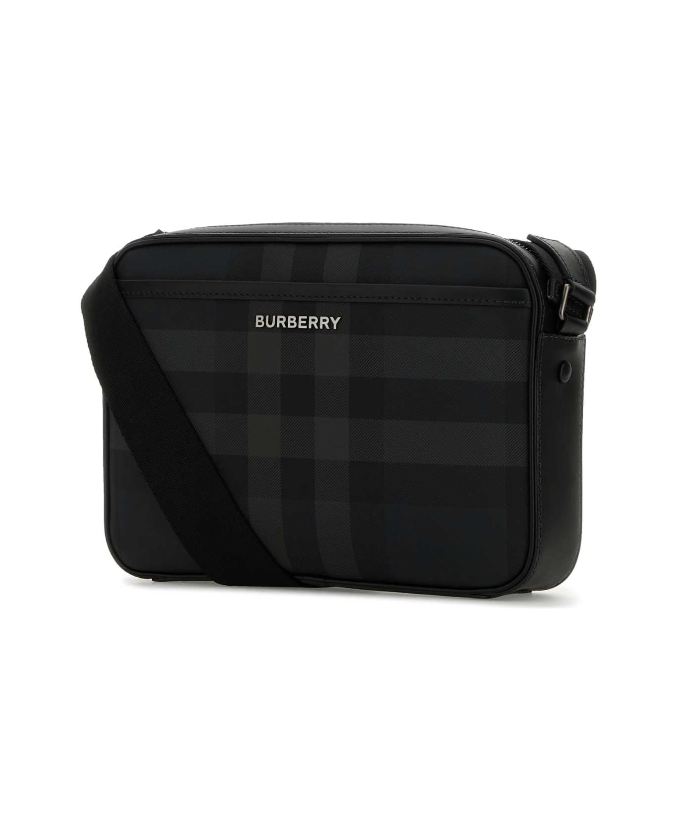 Burberry Printed Canvas Muswell Crossbody Bag - CHARCOAL