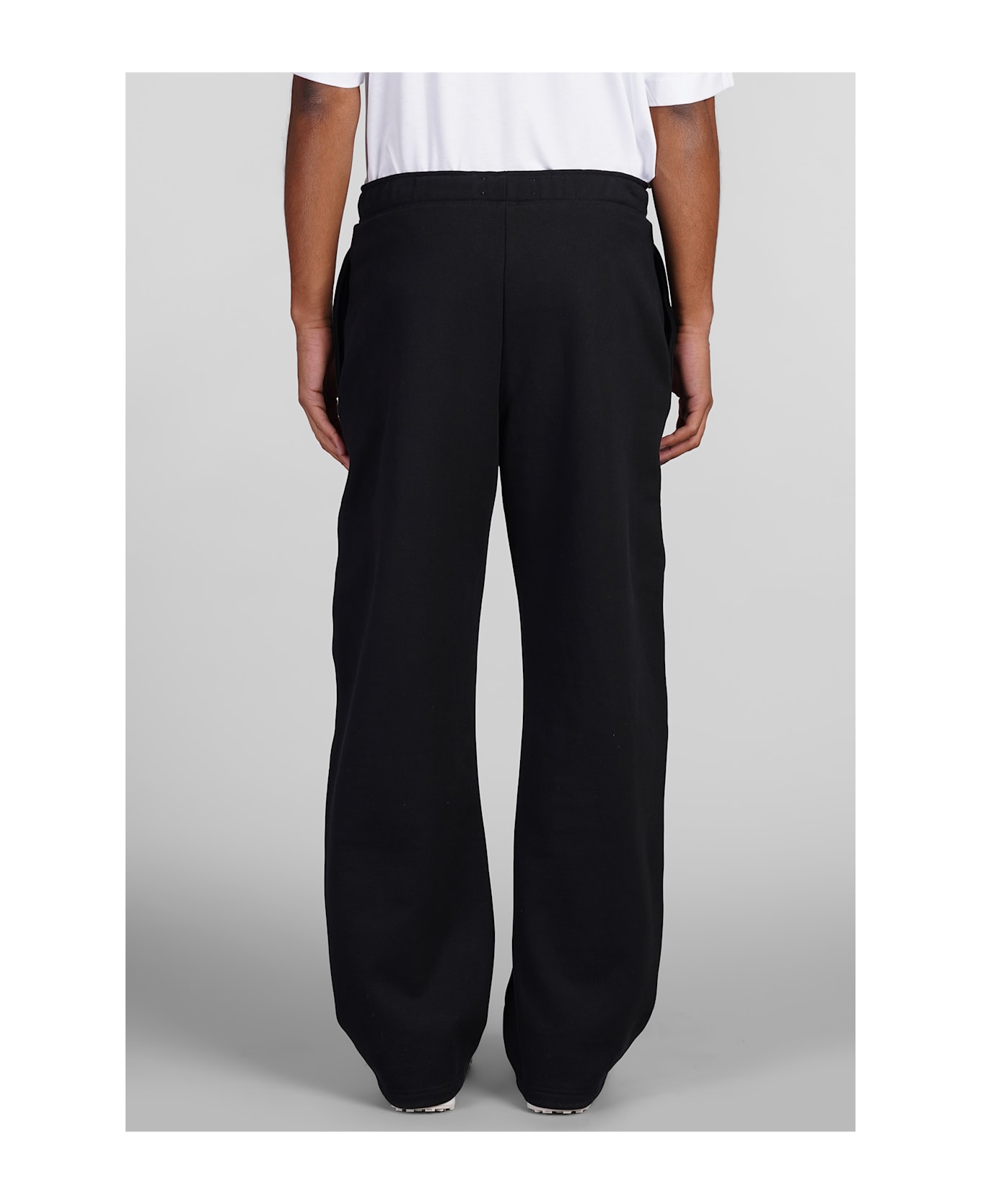 Marine Serre Pants In Black Cotton - BLACK