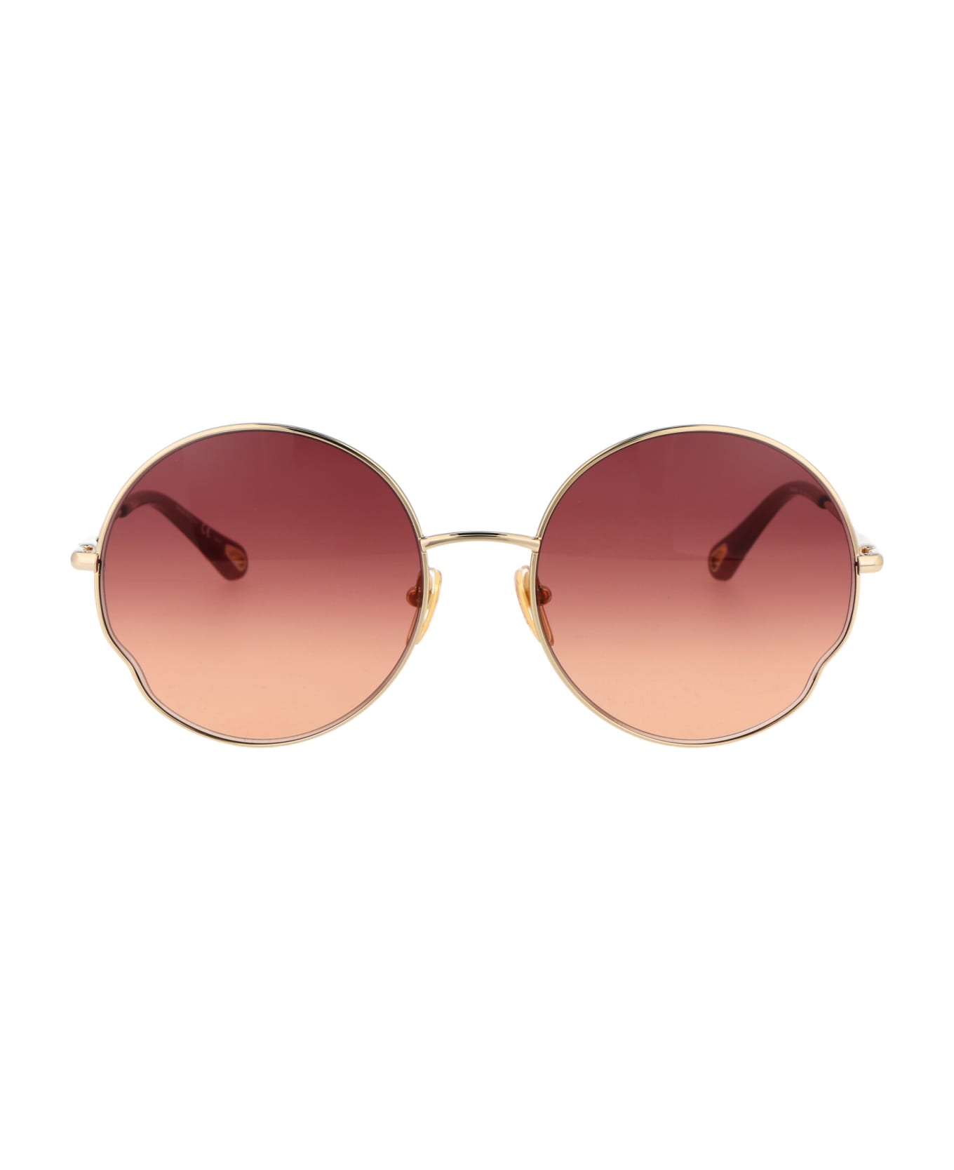 Chloé Eyewear Ch0095s Sunglasses - 004 GOLD GOLD RED