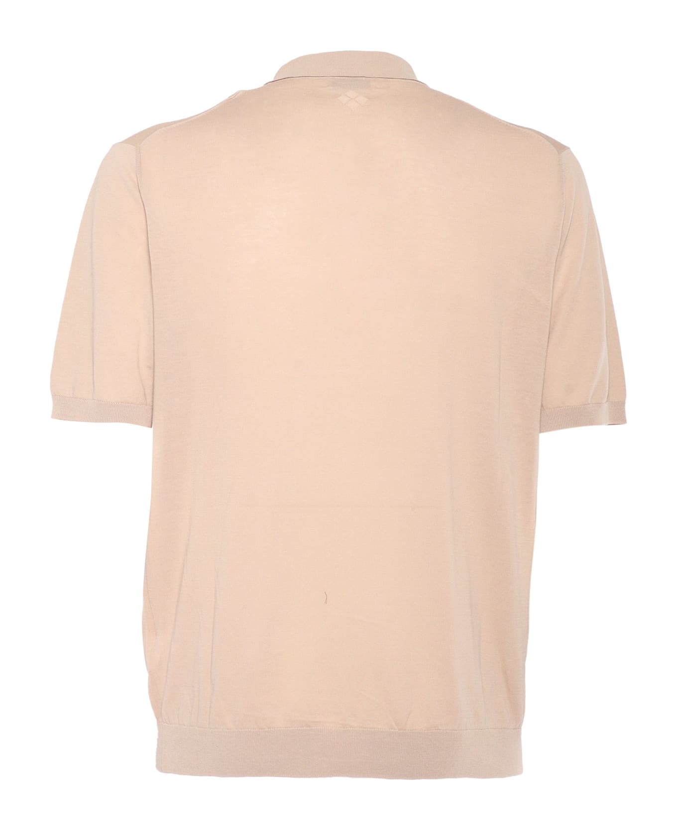 Ballantyne Short Sleeves Polo - BEIGE