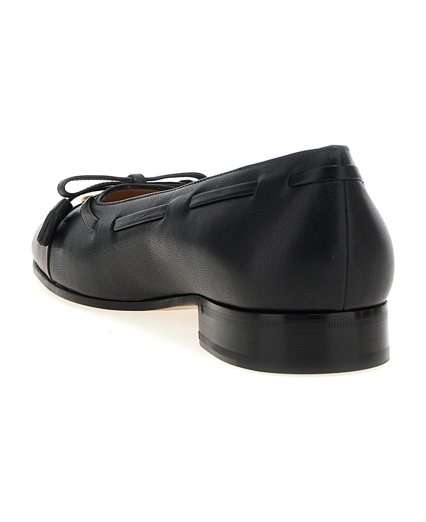 Valentino Garavani 'valet Du Roi' Ballet Flats - BLACK