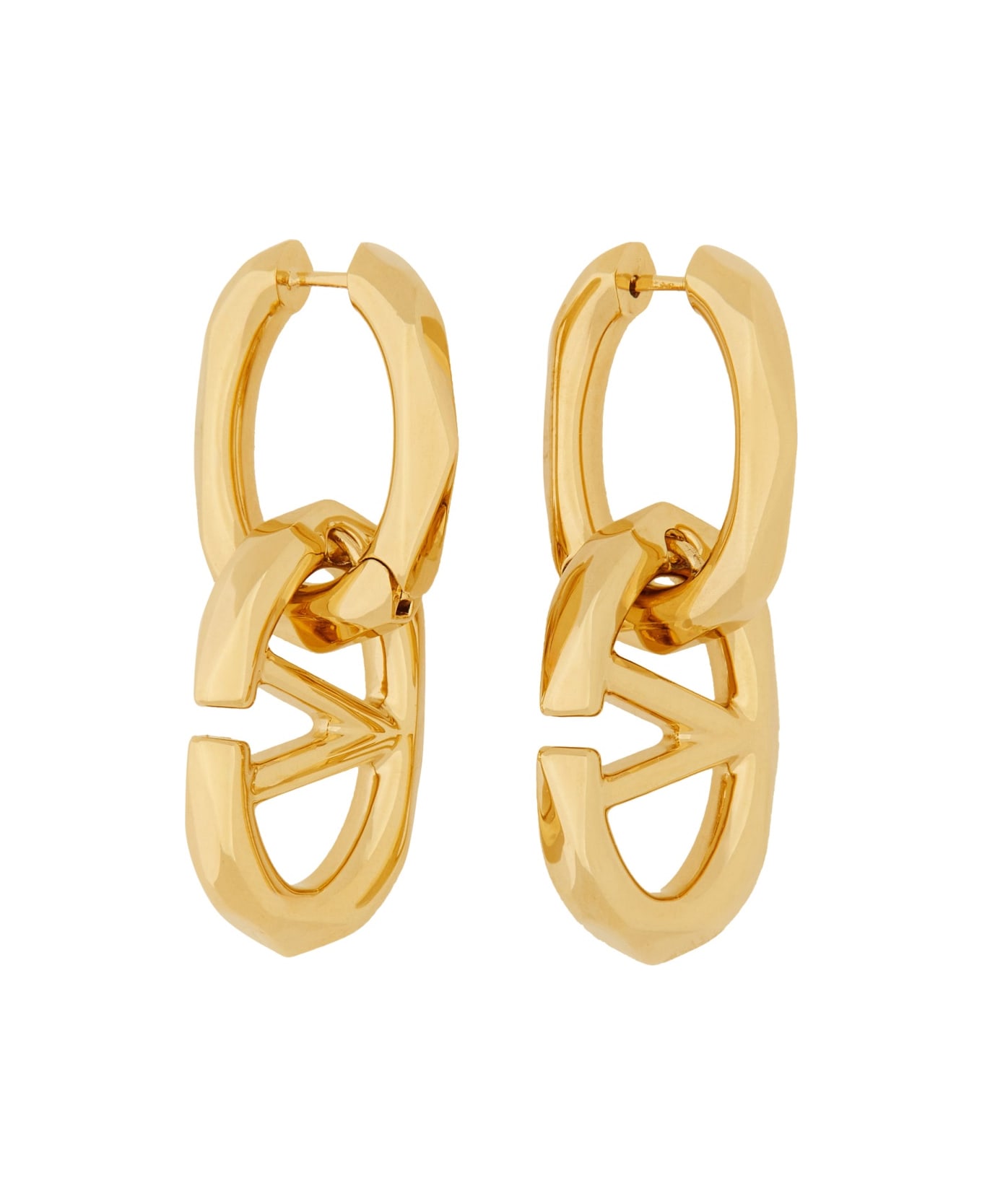 Valentino Garavani Signature Vlogo Earring - GOLD