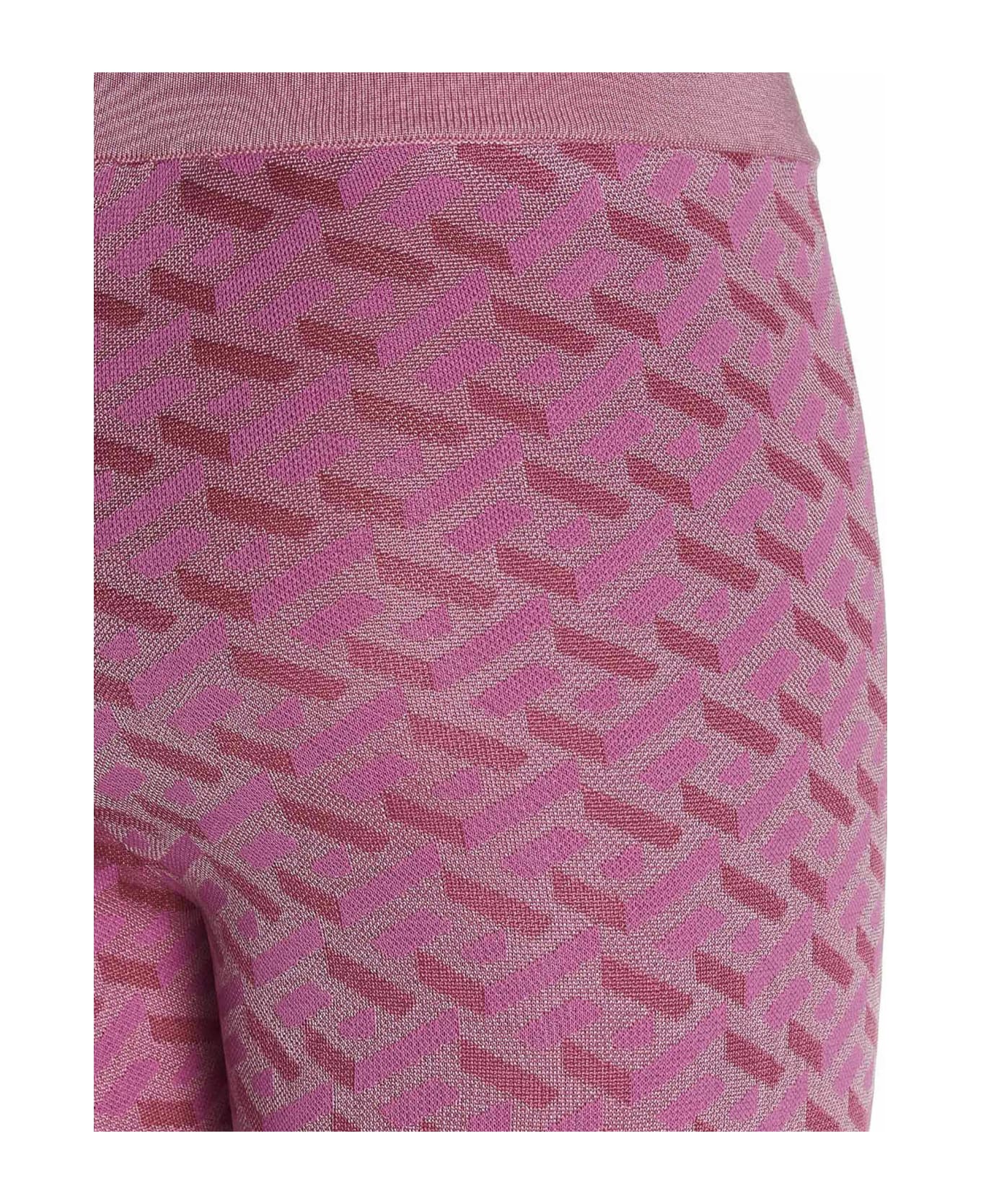 Versace 'la Greca' Pants - Pink ボトムス