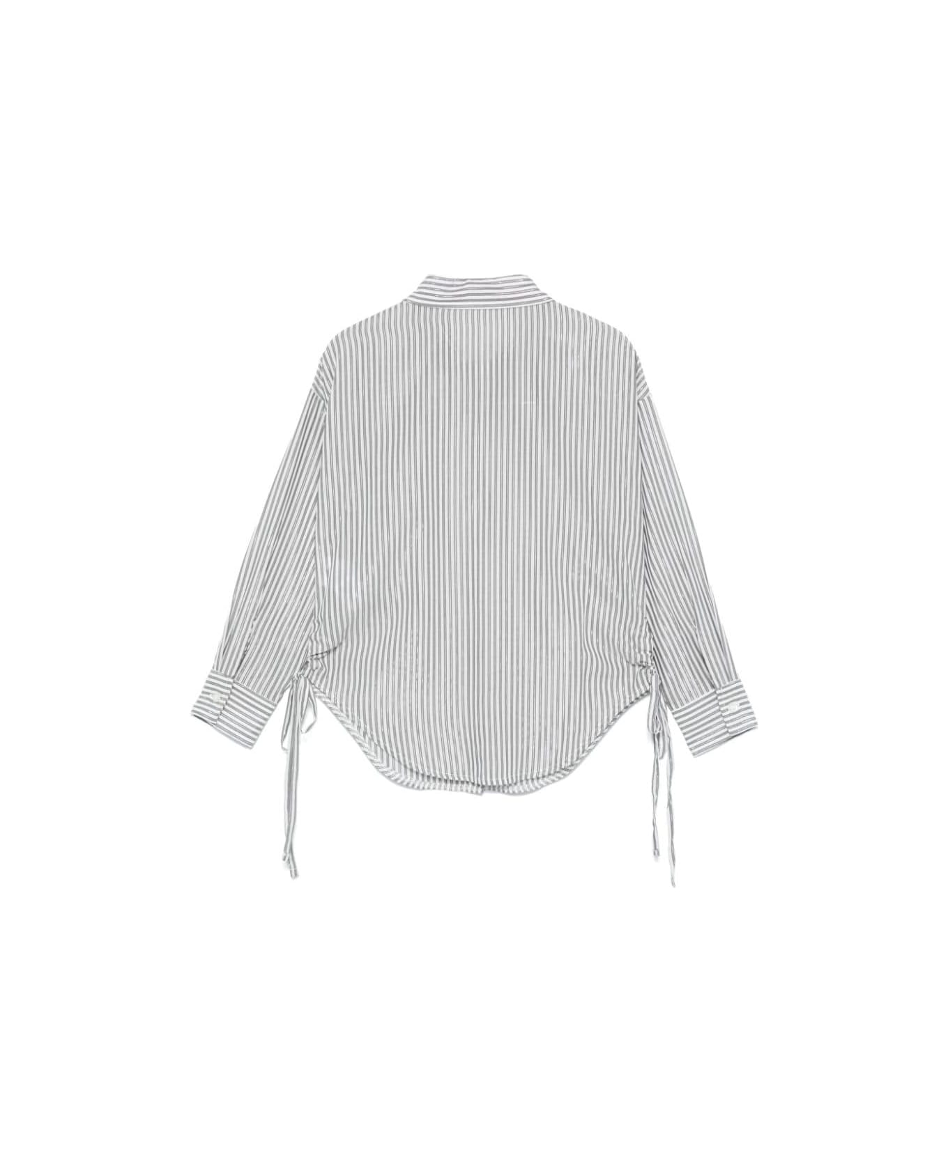 Miss Grant Camicia Con Arriccio - White