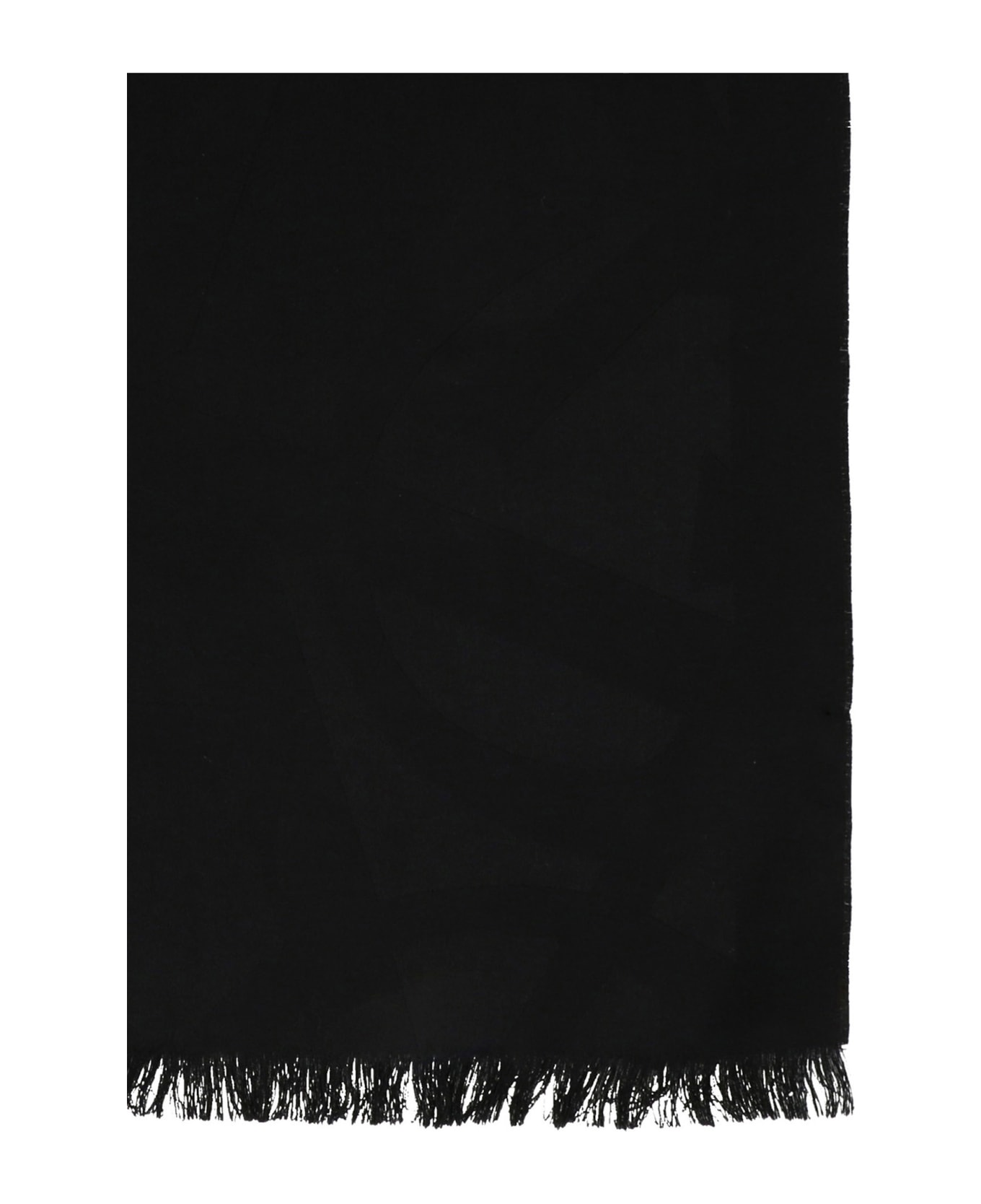 Saint Laurent 'monogram' Scarf - Black