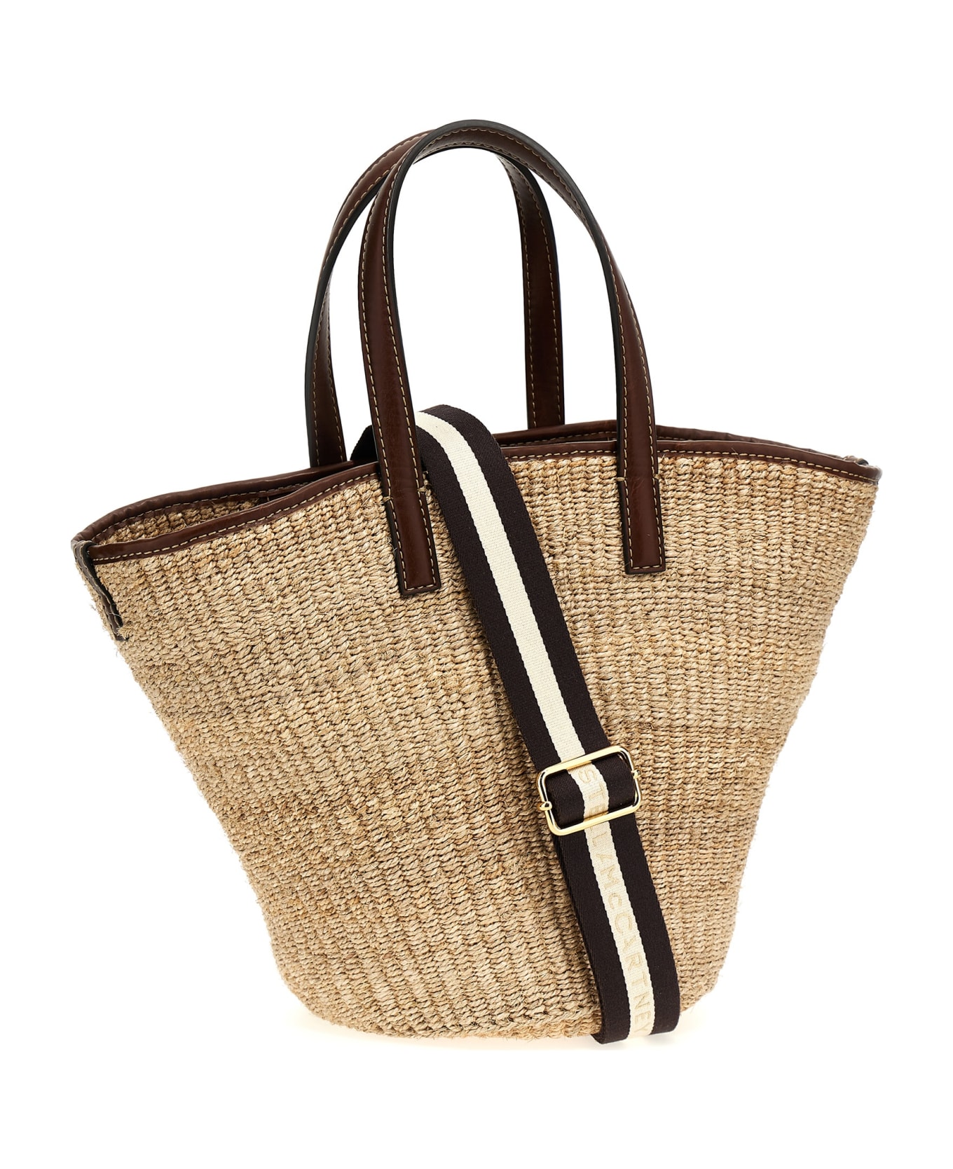 Stella McCartney 'eco Abaca Basket' Handbag - Brown トートバッグ