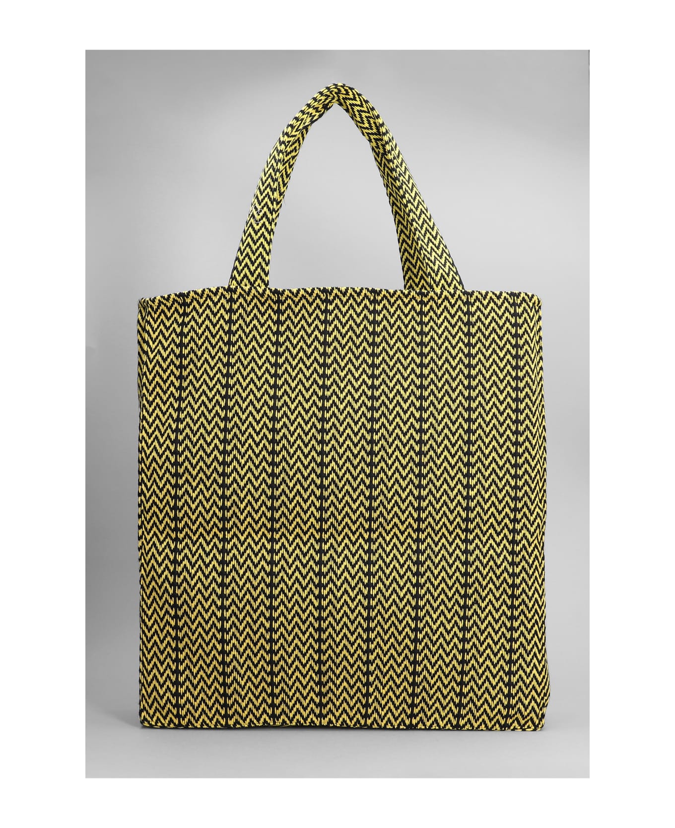 Lanvin Tote In Yellow Cotton - yellow トートバッグ