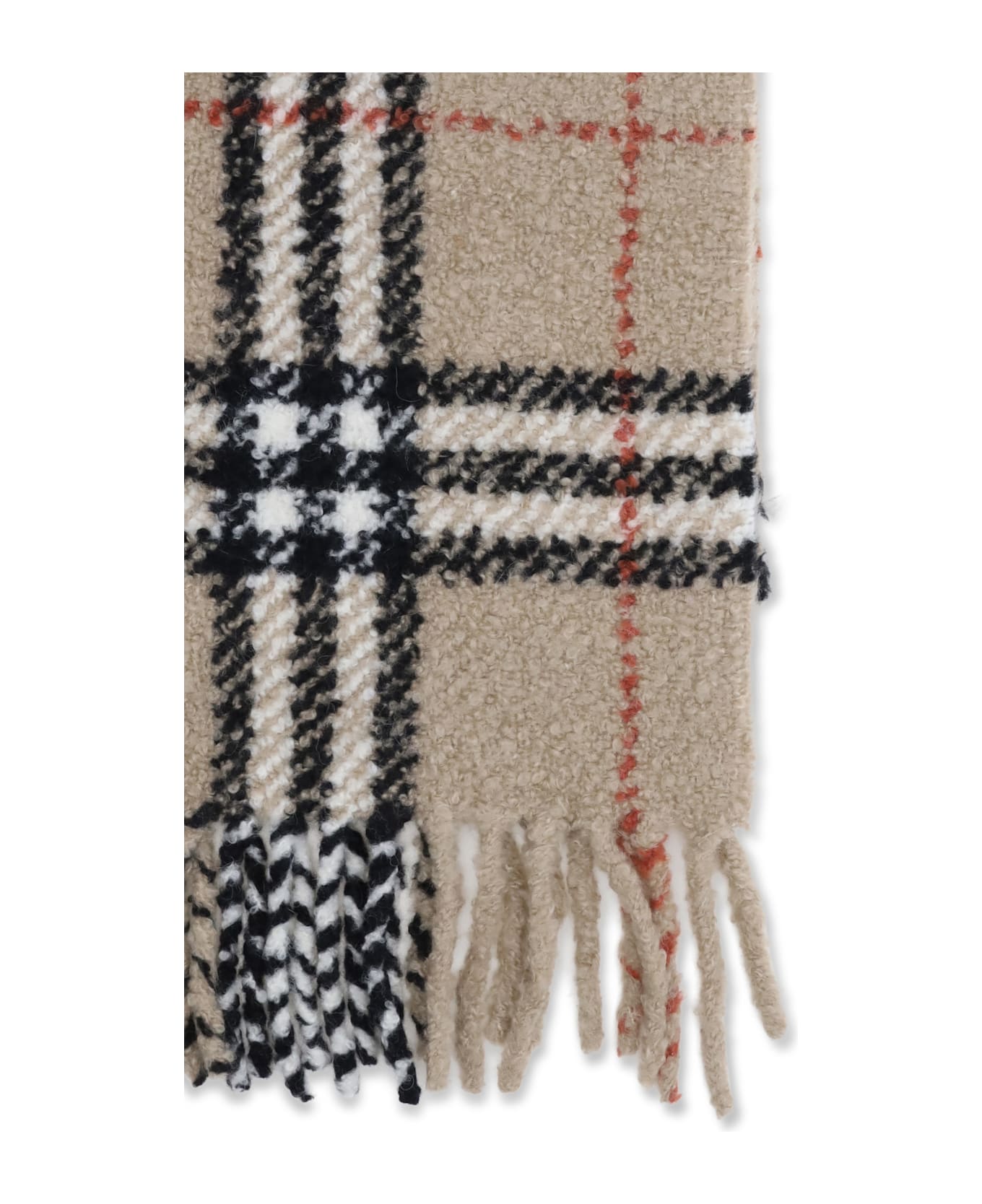 Burberry Scarf From A Warm Alpaca-wool Blend Bouclé
